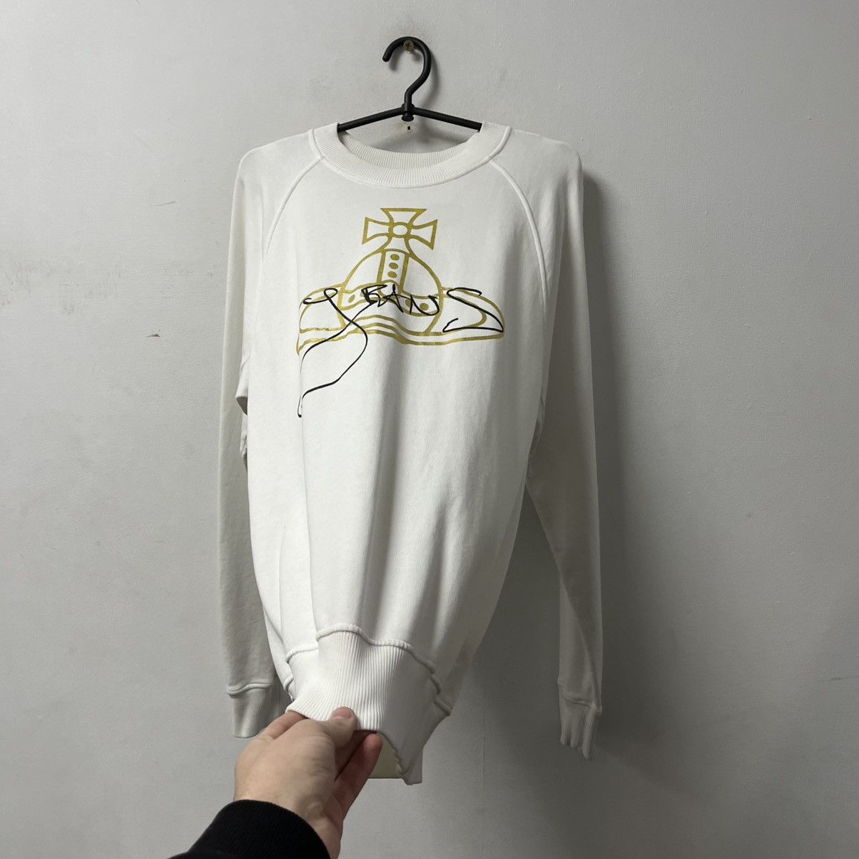 Vivienne Westwood Vintage Vivienne Westwood Sweatshirt Big Logo Orb Pullover Size US XS / EU 42 / 0 - 7 Thumbnail