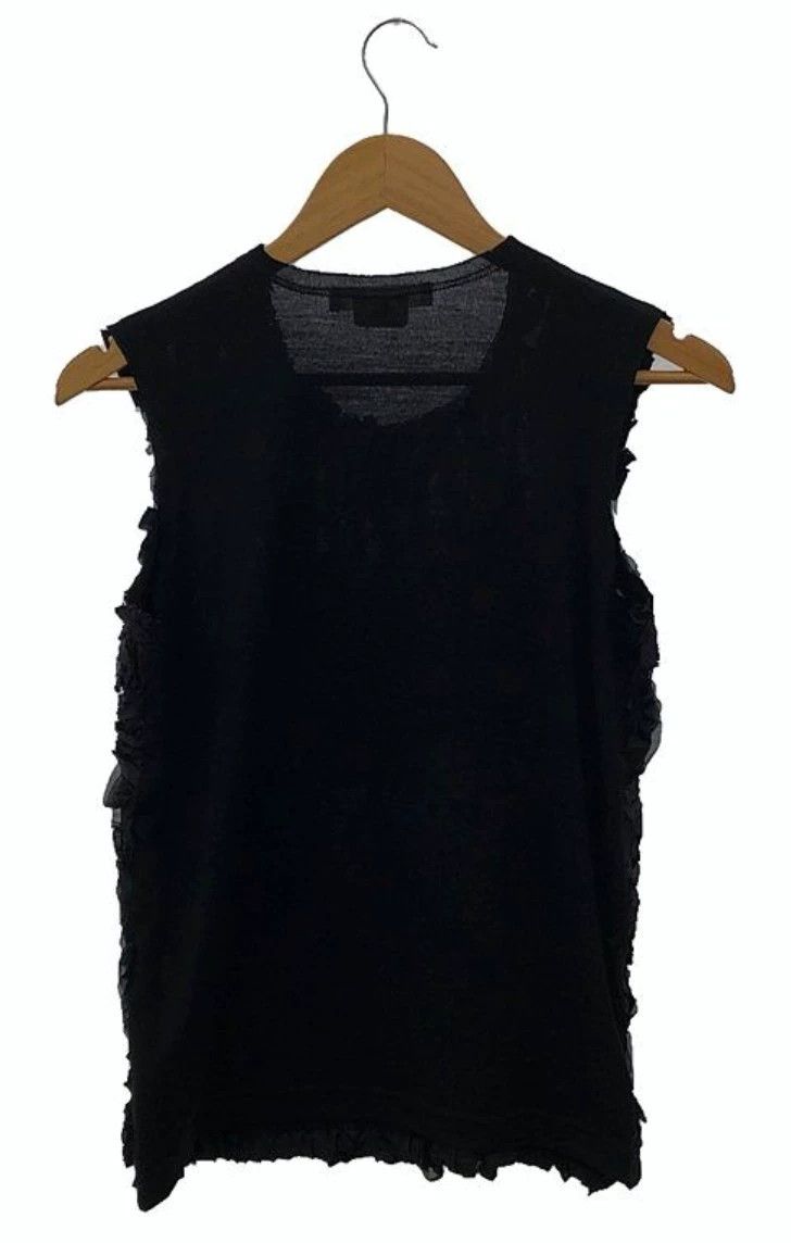 Comme des Garcons Comme Des Garcons Black three-dimensional rose flower vest Size M / US 6-8 / IT 42-44 - 2 Thumbnail