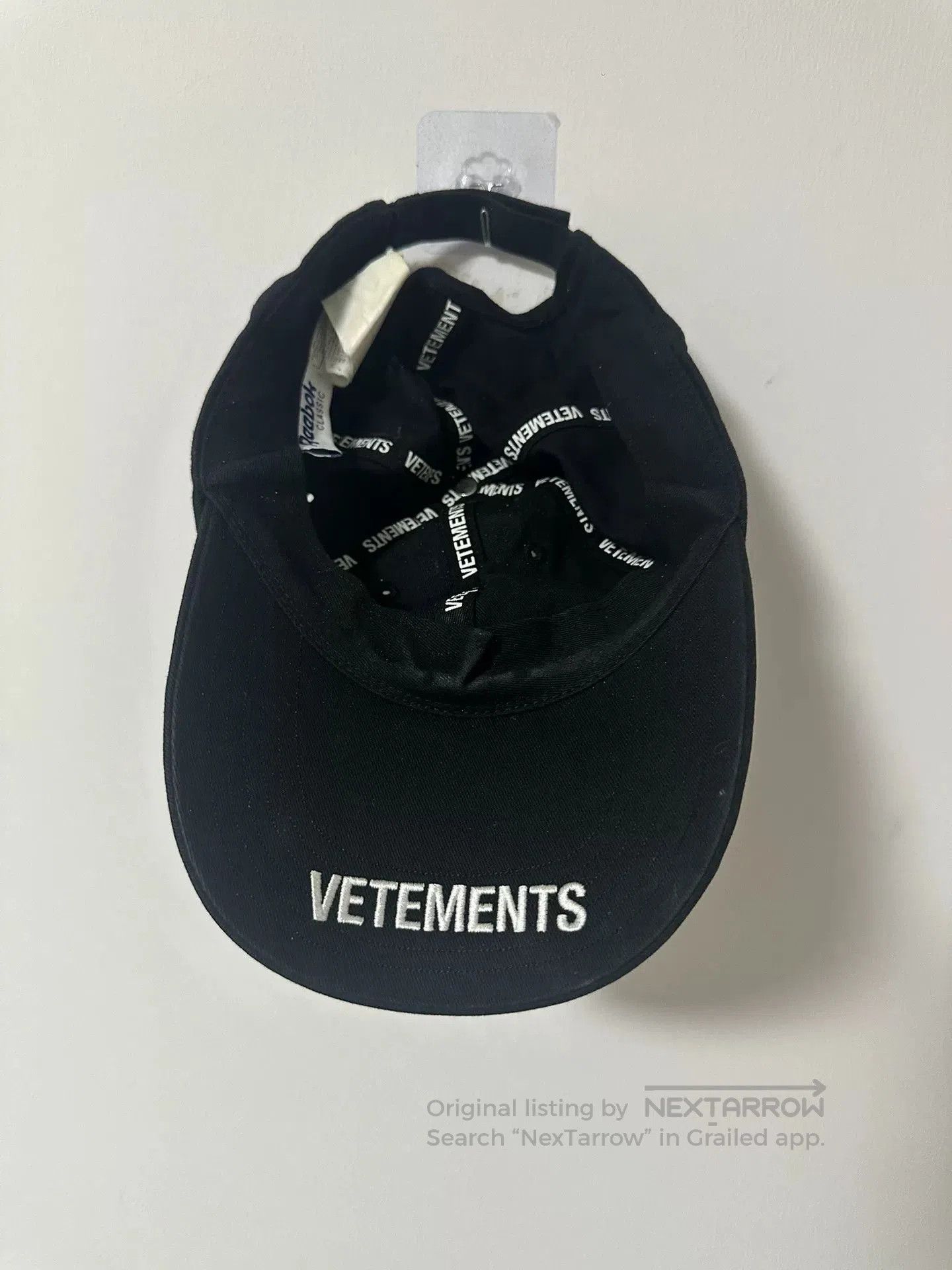 Vetements vetements black cap with logo. Size ONE SIZE - 2 Thumbnail