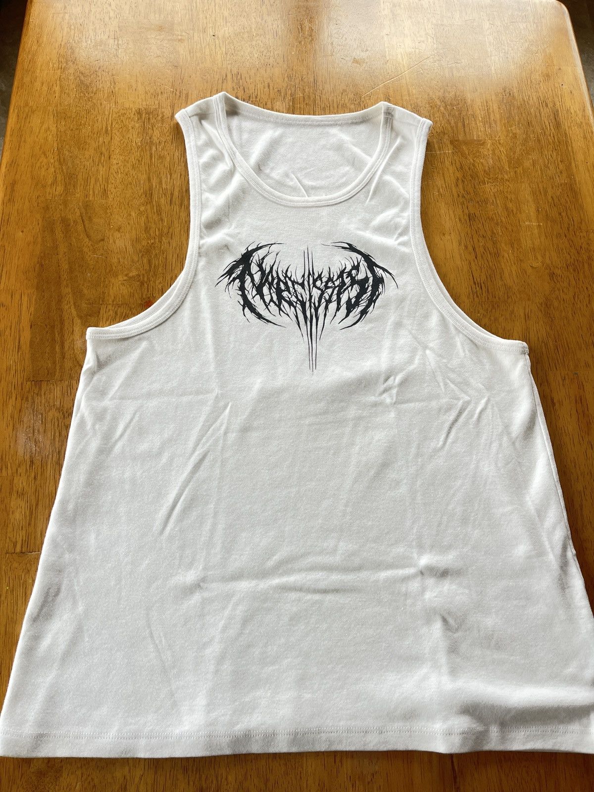 Playboi Carti Narcissist Opium Merch - Large White Tank Top