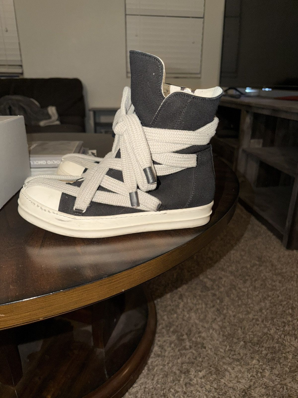 Rick Owens Drkshdw Rick Owen’s Luxor Hexa Drkshdw Size US 8 / EU 41 - 2 Thumbnail
