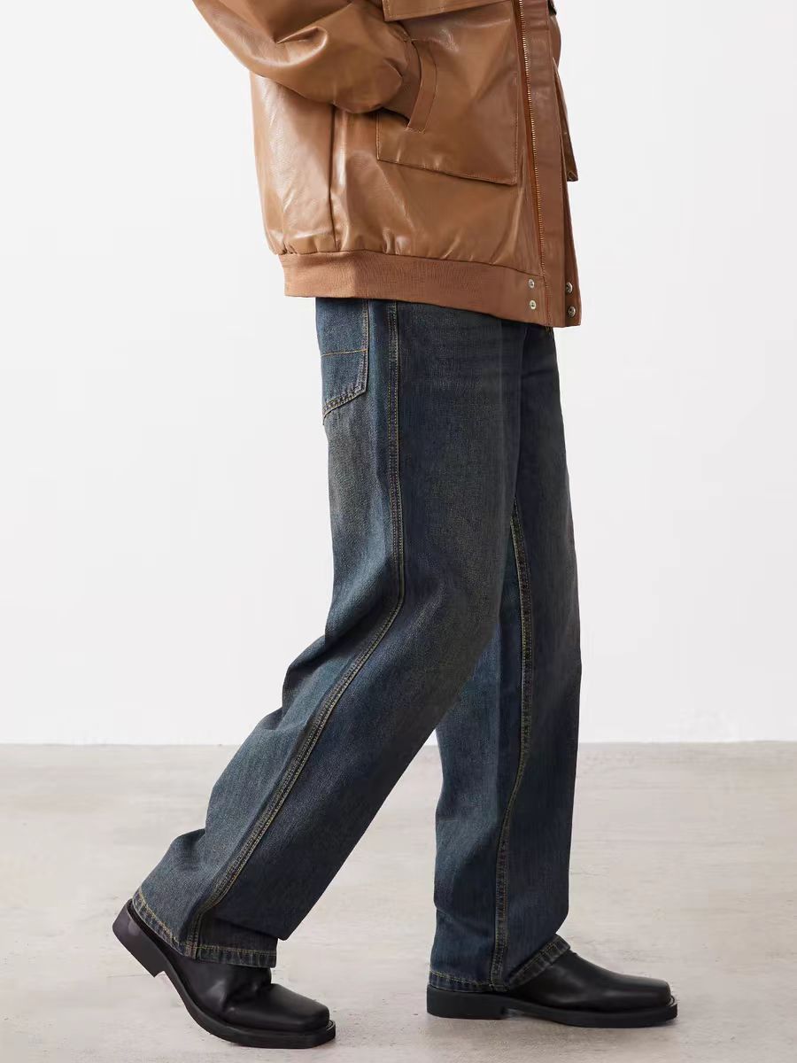 Japanese Brand × Vintage Vintage Street Washed and Aged Loose Casual Jeans Y2K Size US 36 / EU 52 - 3 Thumbnail