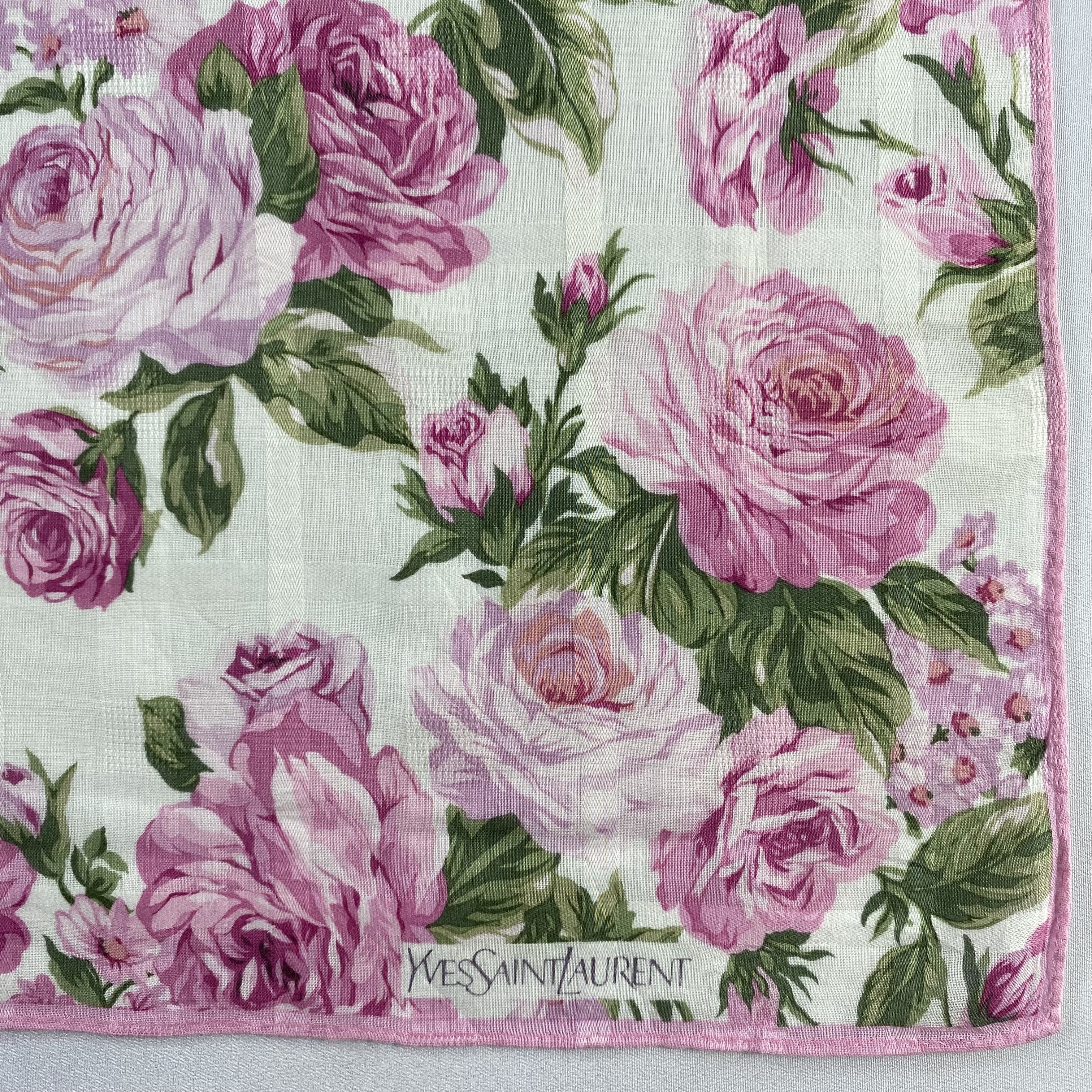 Vintage Yves Saint Laurent Handkerchief / Neckerchief-P1628 Size ONE SIZE - 3 Thumbnail