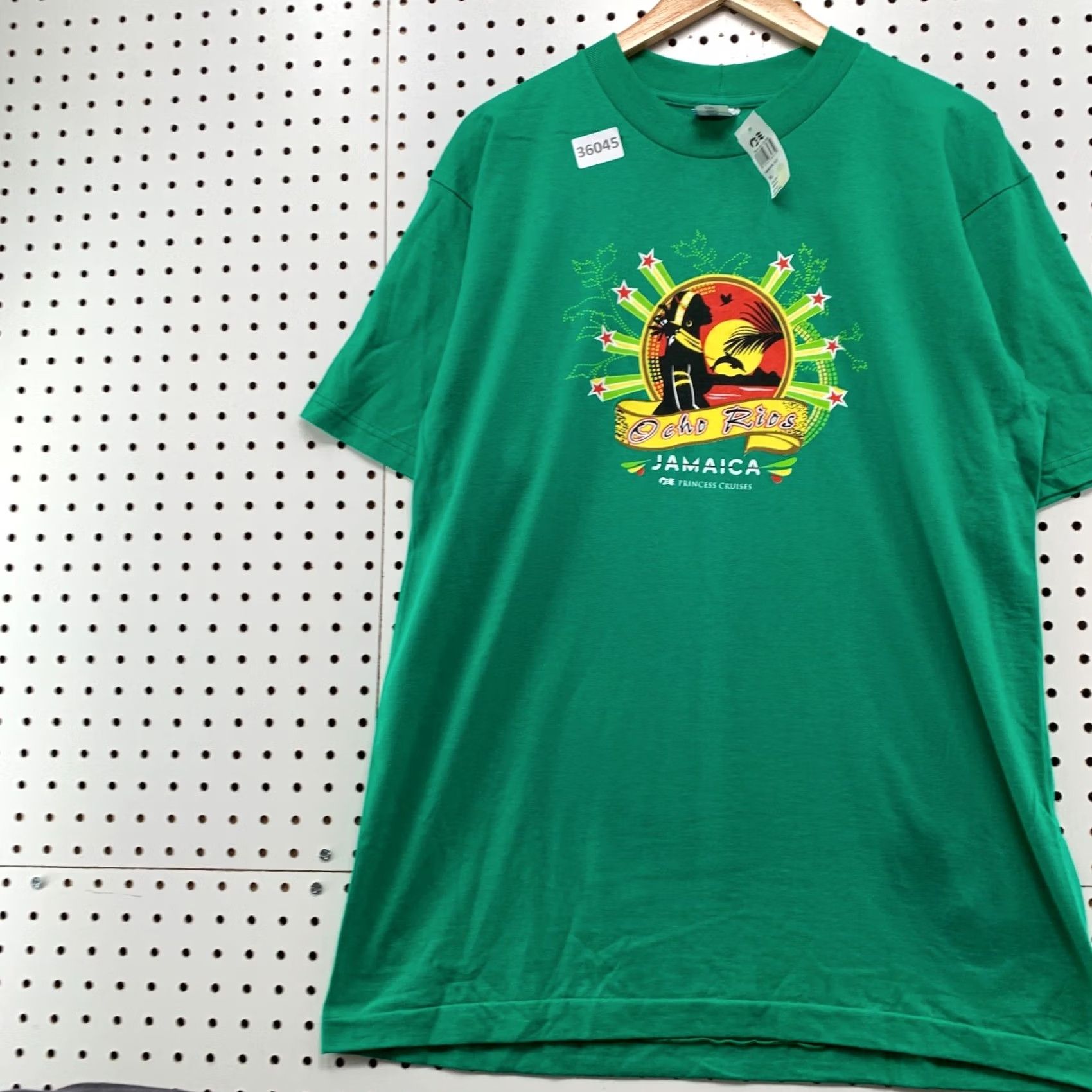Vintage VINTAGE Princess Cruises Jamaica Shirt Mens XL Green Single Stitch T-Shirt Size US XL / EU 56 / 4 - 3 Thumbnail
