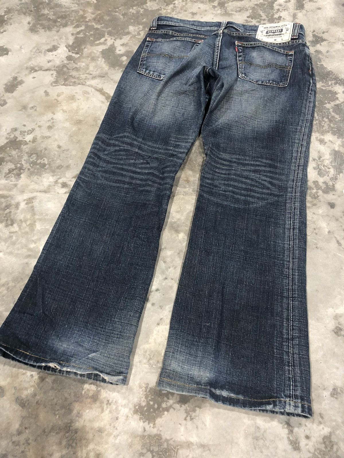 Japanese Brand × Vintage GL Heart Denim Jeans Nice Rare Design Size US 34 / EU 50 - 9 Thumbnail