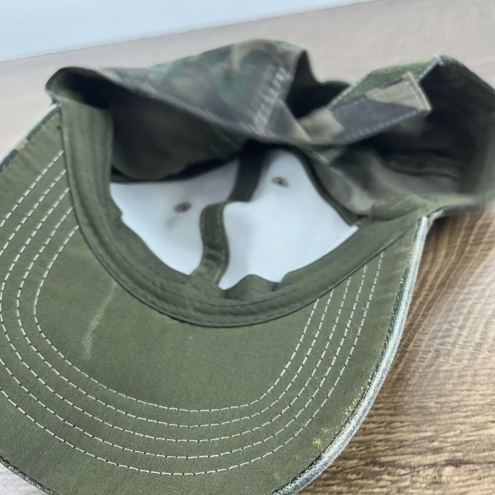 Other Camoflauge Baseball Hat Camo Green Hat Adjustable Hat Camo A Size ONE SIZE - 11 Thumbnail