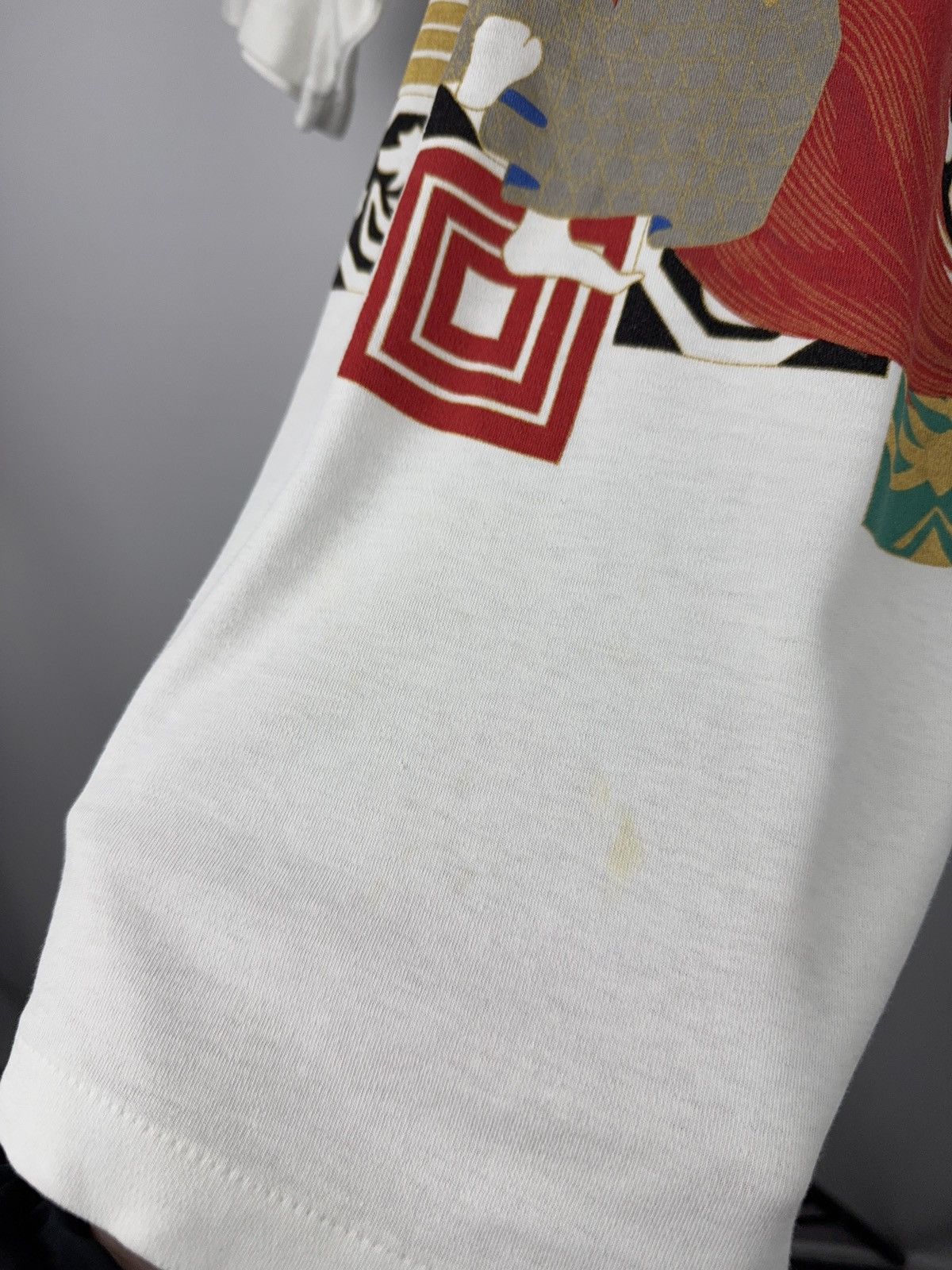 Japanese Brand 90s Retro Japanese Musha Kabuki Graphic T-Shirt White Size S / US 4 / IT 40 - 10 Thumbnail