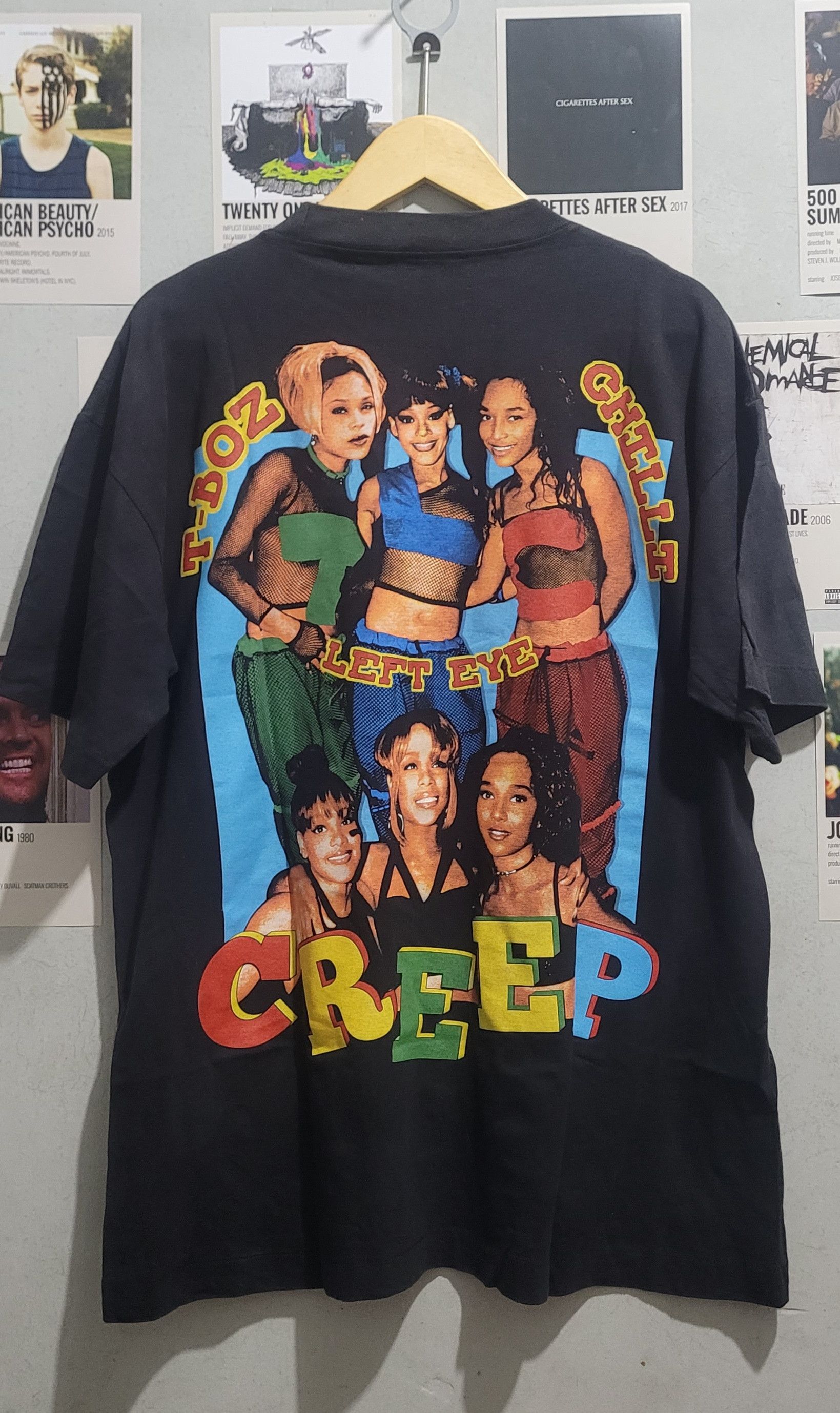 Rap Tees Rare TLC T-Boz Chilli Left Eye Rap Tees XL Size US XL / EU 56 / 4 - 2 Thumbnail