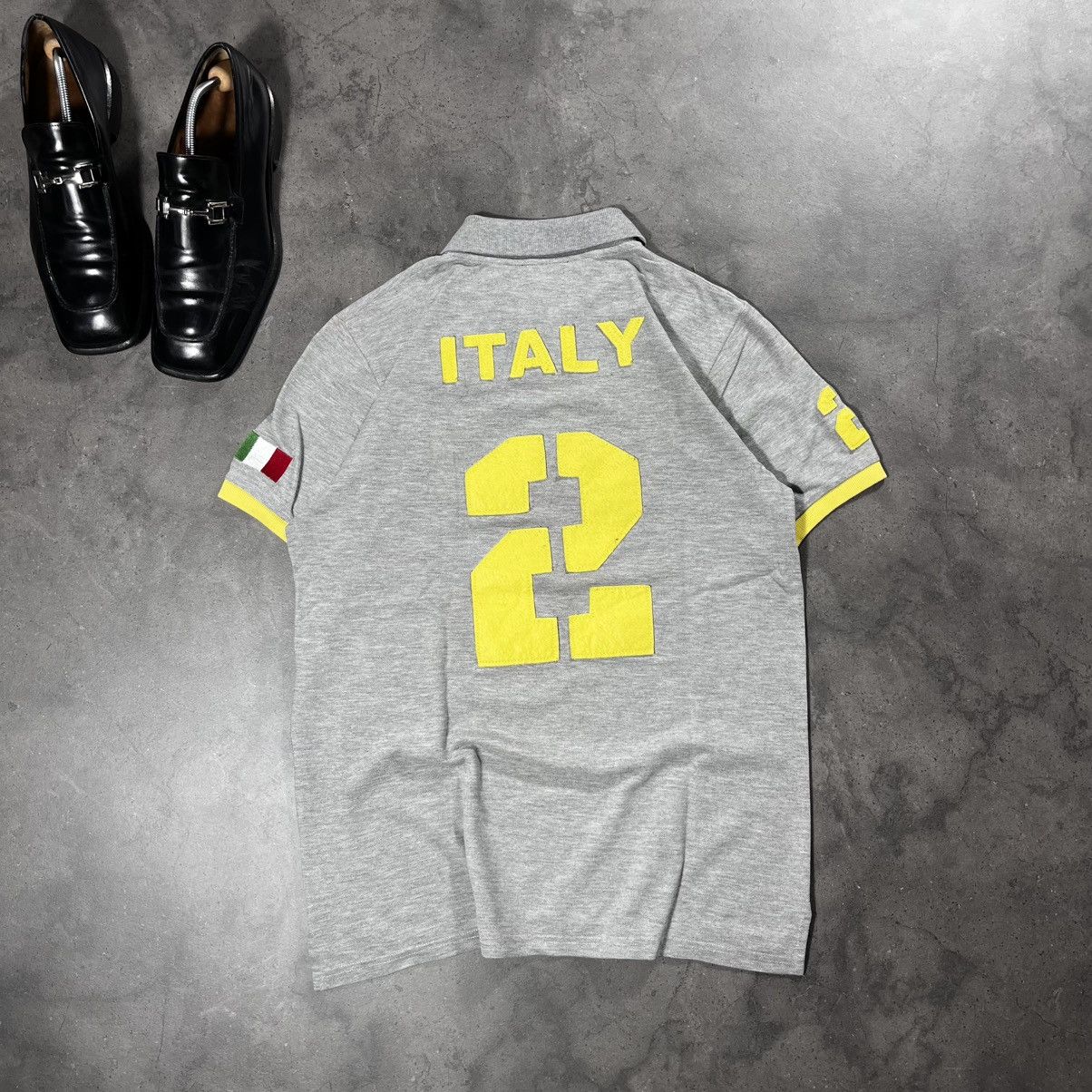 Polo Ralph Lauren Polo Ralph Lauren 90s Vintage Italy Chief Keef Rugby Shirt Size US L / EU 52-54 / 3 - 3 Thumbnail