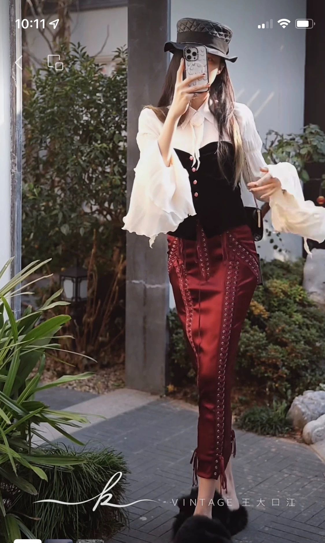 Gucci GUCCI 19 Pre-Fall Silk Velvet Bustier Top IT38/XS Women's Size XS / US 0-2 / IT 36-38 - 8 Thumbnail