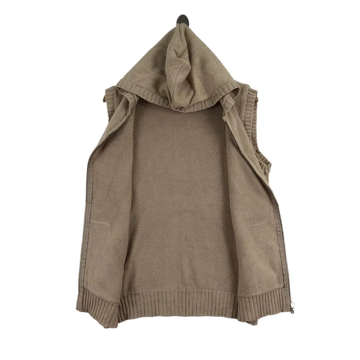 Polo Ralph Lauren Vtg POLO RALPH LAUREN Small Pony Knitwear Tank Top Hoodie Size M / US 6-8 / IT 42-44 - 3 Thumbnail