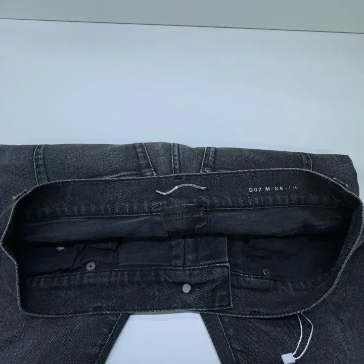 Saint Laurent Paris Saint Laurent Black Wash Distressed Denim Pants-2507 Size US 30 / EU 46 - 1 Thumbnail