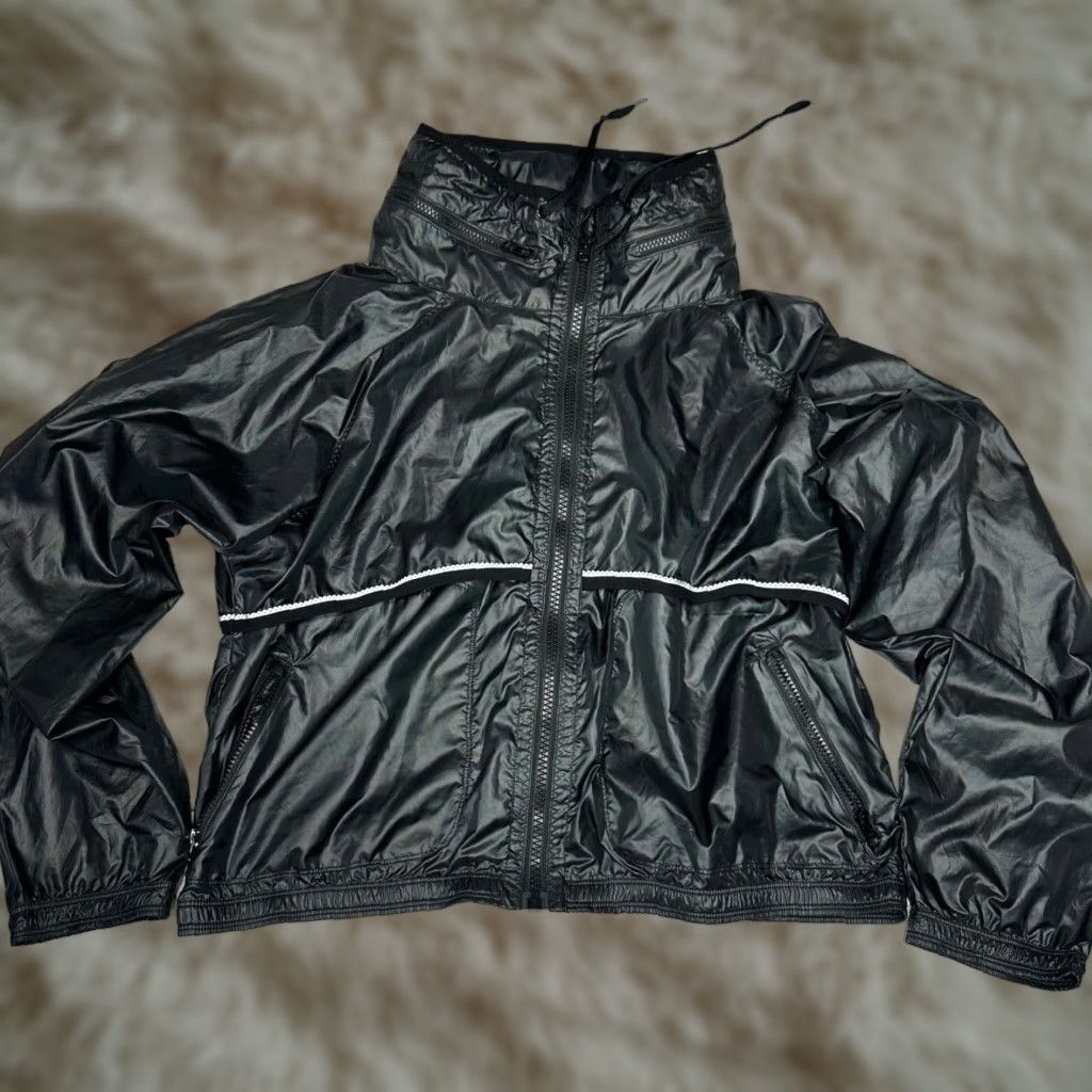 Vintage Ryu Womens Zip Front Jacket XL Black Polyester Lightweight Rolled Hooded Size XL / US 12-14 / IT 48-50 - 1 Thumbnail