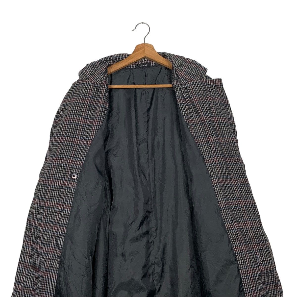 Japanese Brand Japanese Brand Begum Houndstooth Double Breasted Style Coat Size L / US 10 / IT 46 - 13 Thumbnail