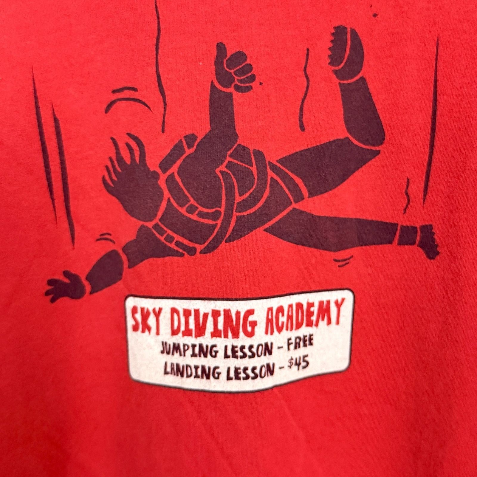 Disney Y2K Disneyland Sky Diving Academy Ringer T CA Adventure XL Size US XL / EU 56 / 4 - 2 Thumbnail