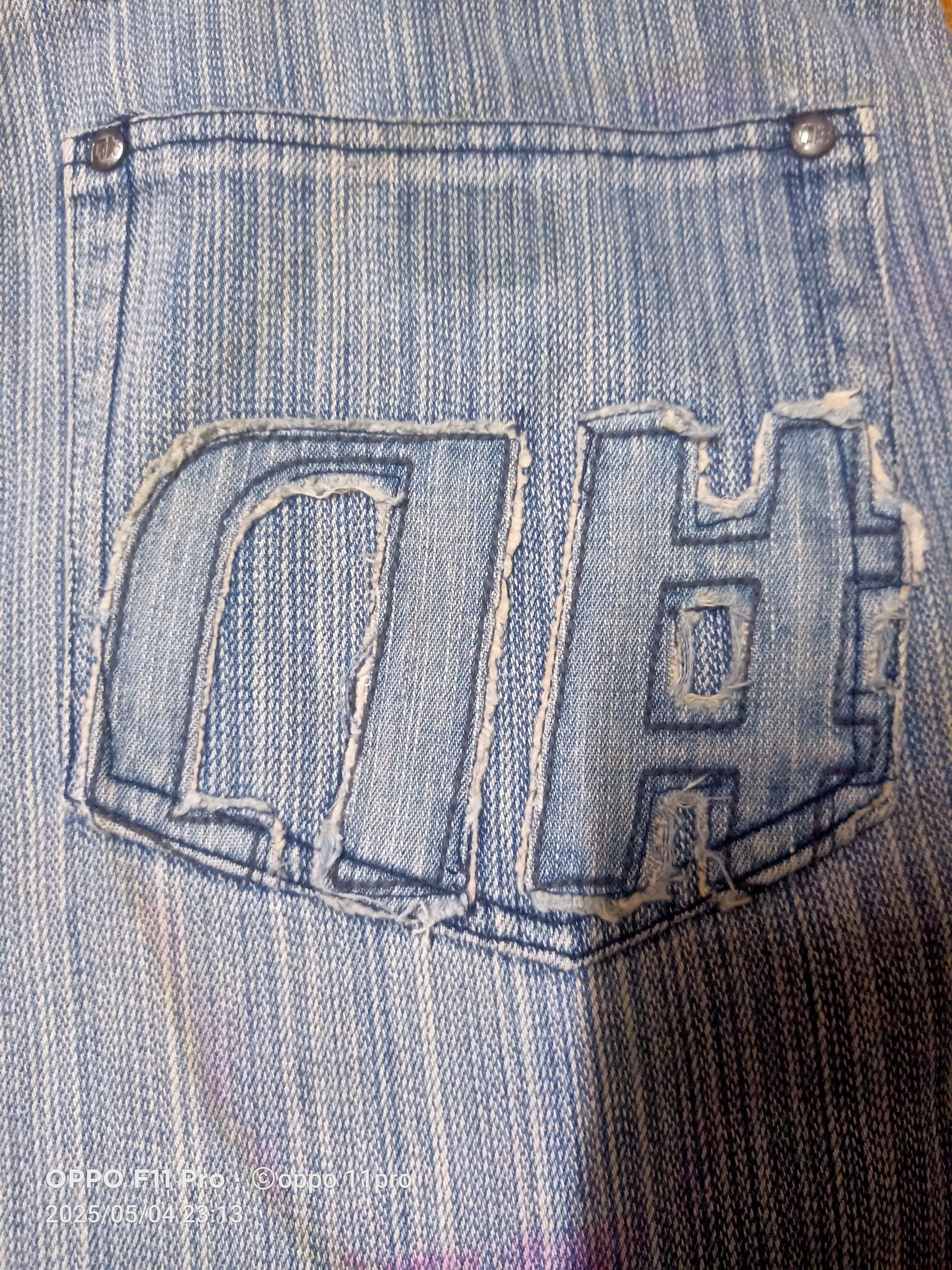 Alphanumeric × If Six Was Nine Vintage Alphanumeric Flare Denim Hickory Denim Size US 34 / EU 50 - 5 Thumbnail