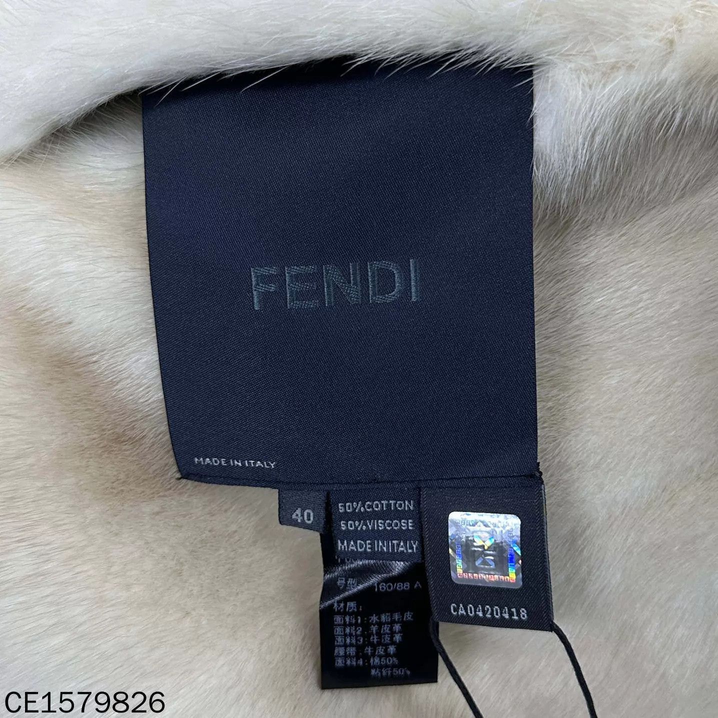 Fendi FENDI Women's Rare Mink Fur Vest 95 New Size 40 Size S / US 4 / IT 40 - 5 Thumbnail