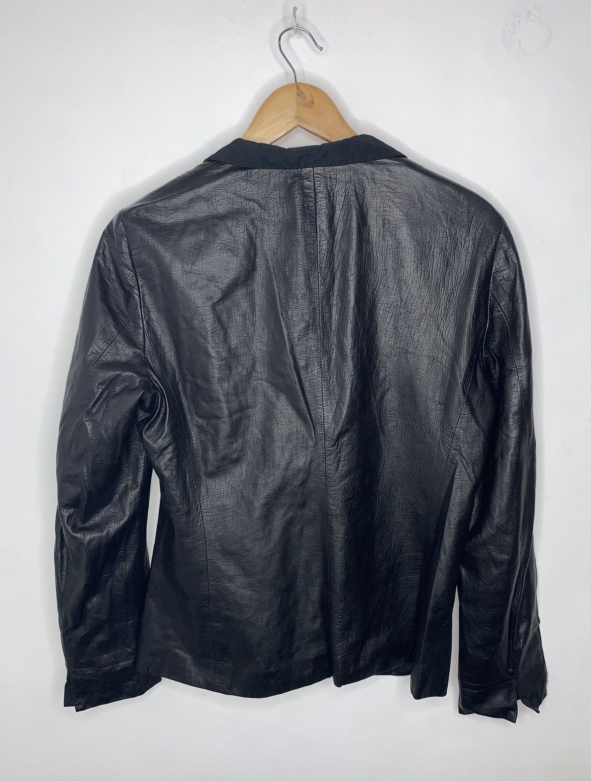 Max Mara Max Mara Leather Jacket Size L / US 10 / IT 46 - 10 Thumbnail
