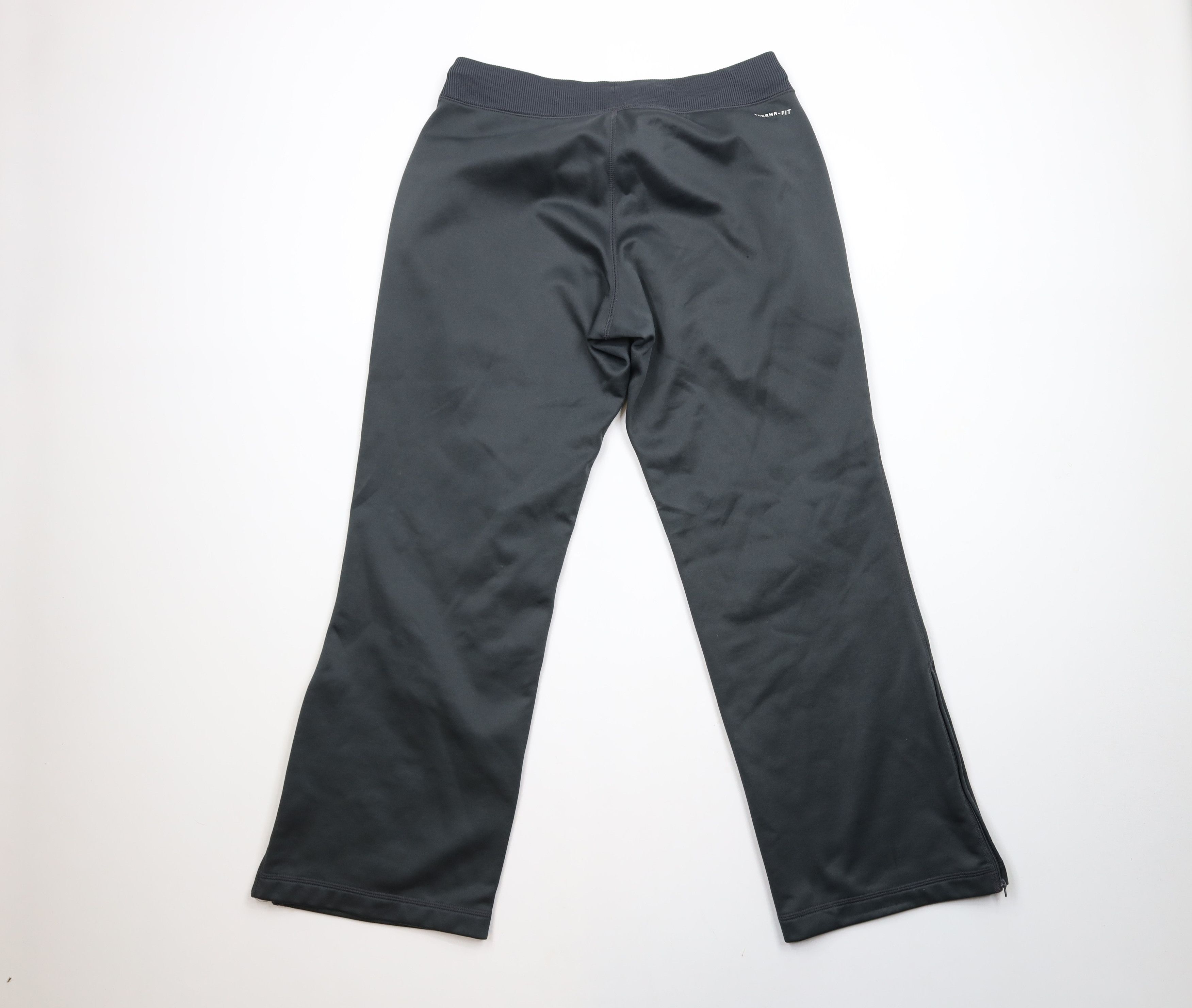 Nike × Vintage Vintage Y2K Nike Therma Fit Mini Swoosh Wide Leg Sweatpants Size US 34 / EU 50 - 8 Thumbnail