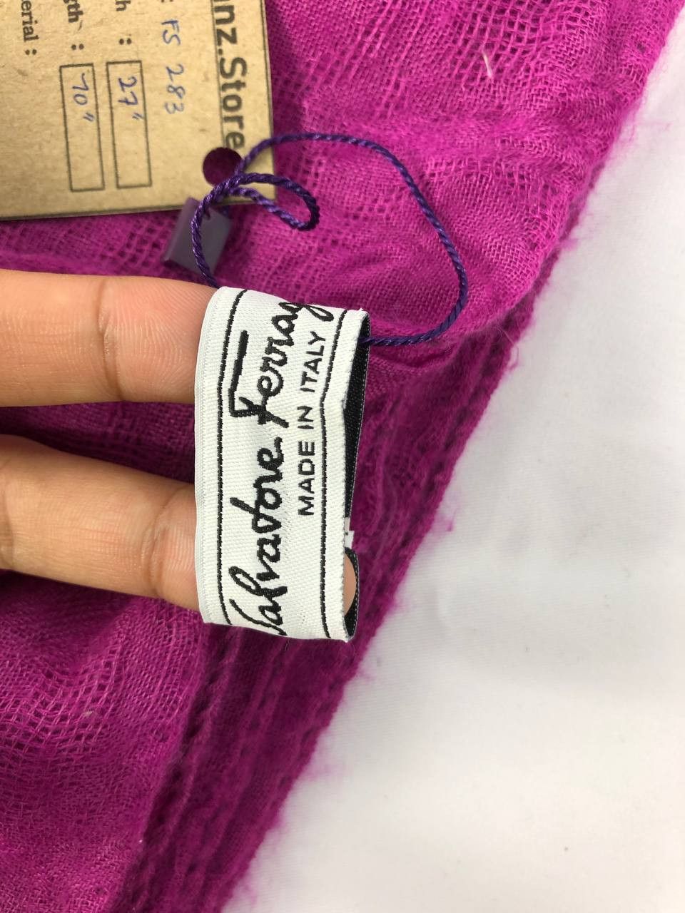 Salvatore Ferragamo Salvatore Ferragamo Scarf / Muffler / Neckwear FS283 Size ONE SIZE - 7 Thumbnail