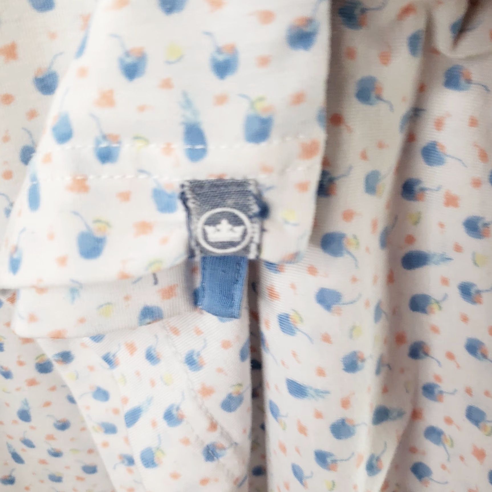 Peter Millar Peter Millar Seaside Polo Shirt Mens 2XL XXL White Blue Pink Drinks & Cocktail Polo Shirt Mens XXL White Blue Pink Drinks & Cocktail Size US XXL / EU 58 / 5 - 6 Thumbnail