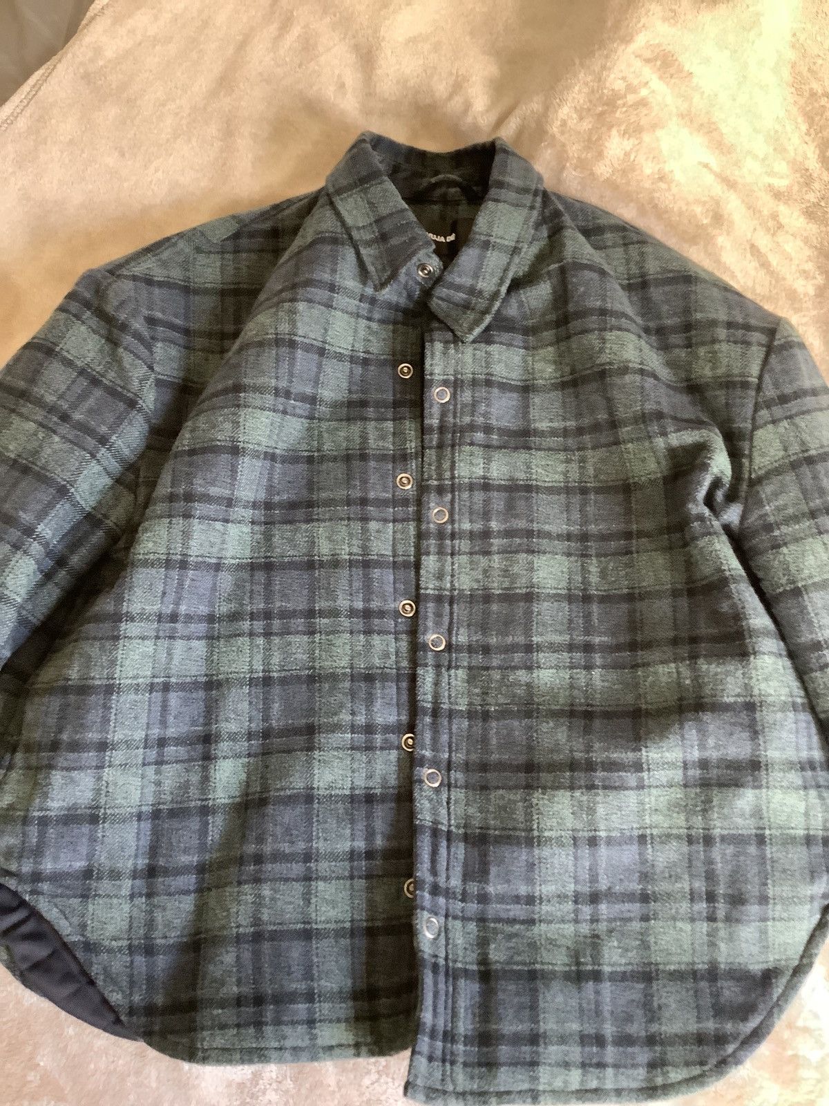 Vuja De Vuja de padded flannel jacket | Grailed