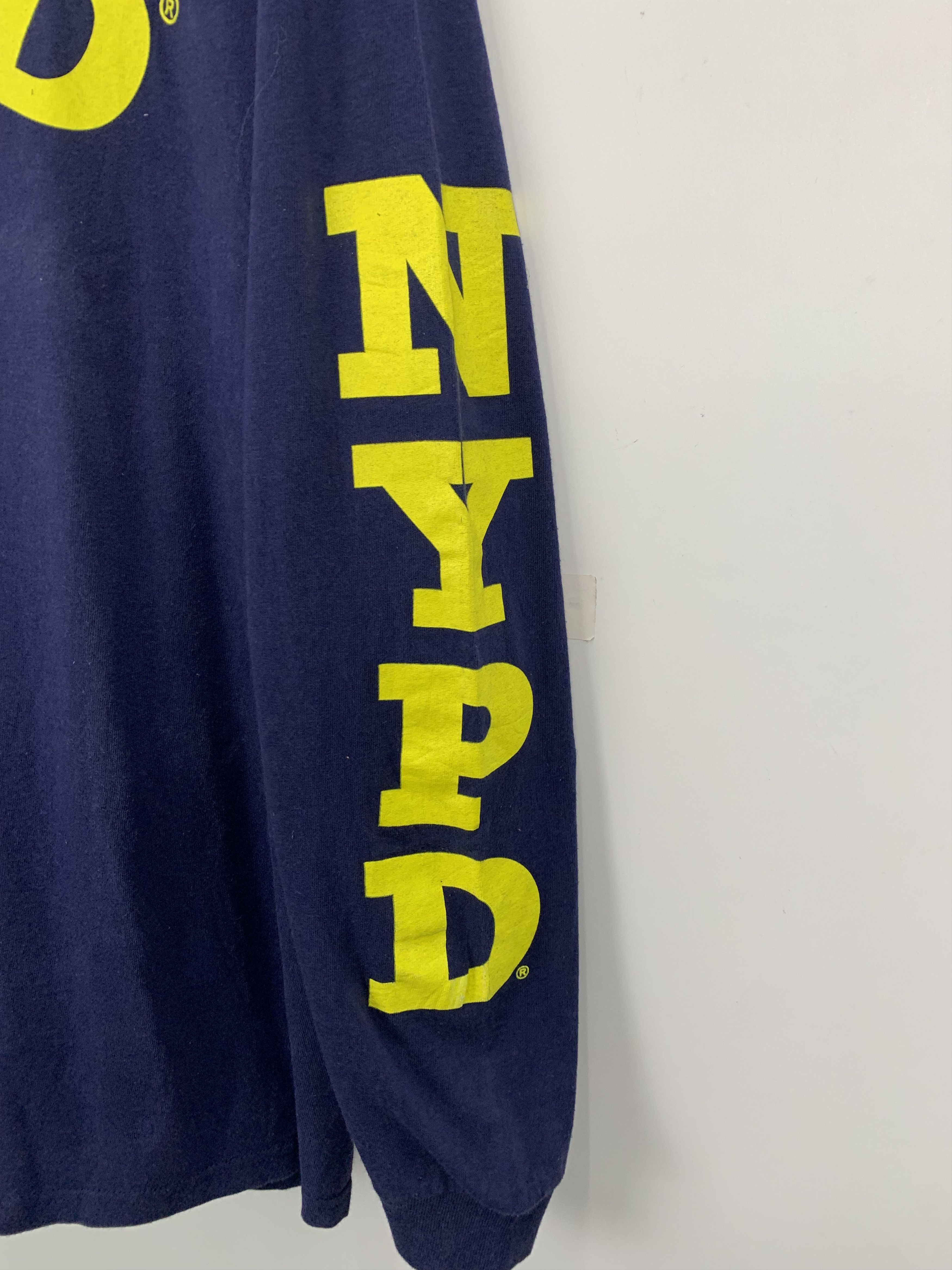 Vintage Vintage Official NYPD Longsleeve T Shirt TA0136 Size US XL / EU 56 / 4 - 8 Thumbnail