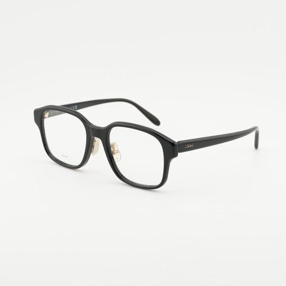 Loewe Loewe LW50084F 001 Eyeglasses Shiny Black 53mm Square Frame Size ONE SIZE - 3 Thumbnail