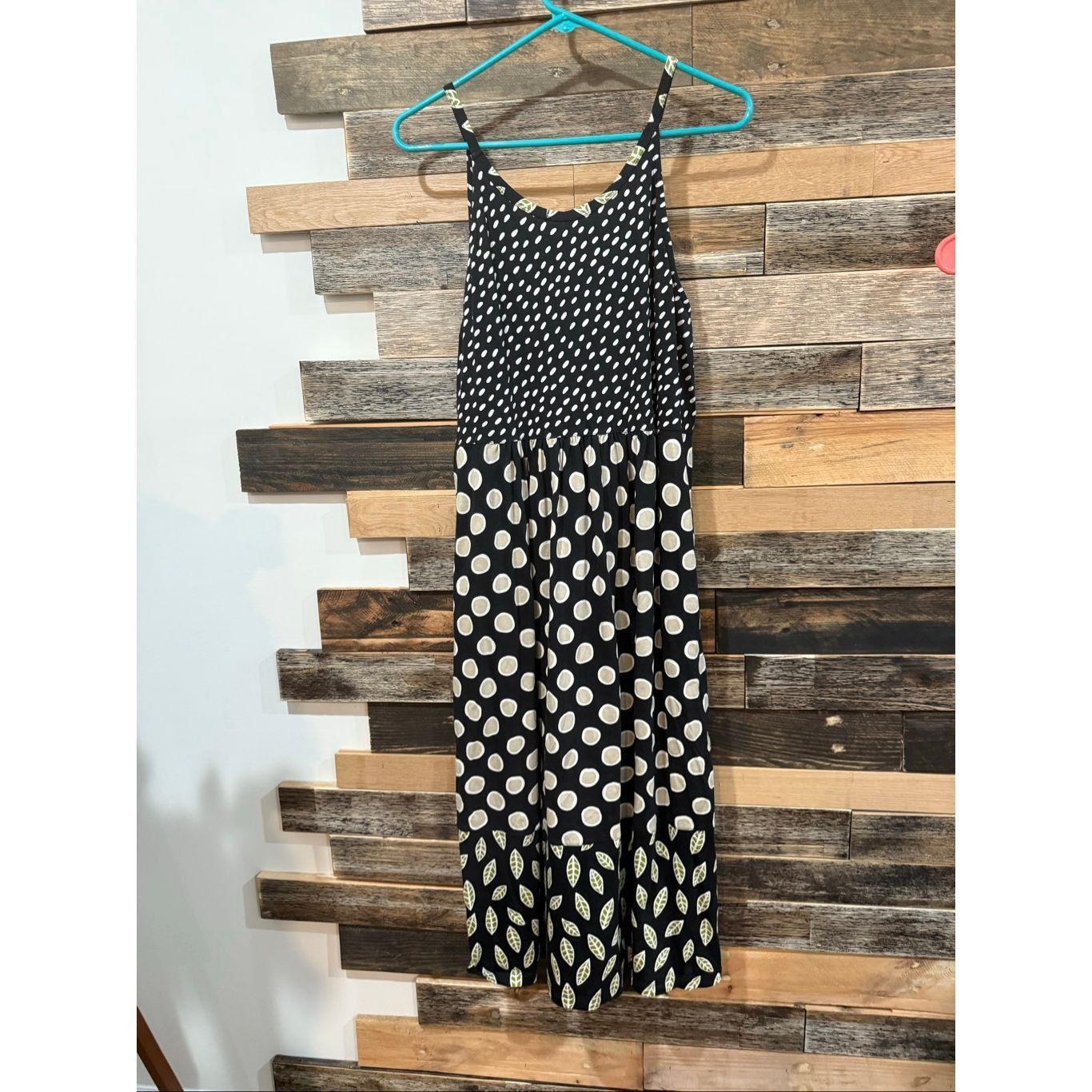 Guru Gudrun Sjoden black/cream polka dot dress pockets size L Size L / US 10 / IT 46 - 2 Thumbnail