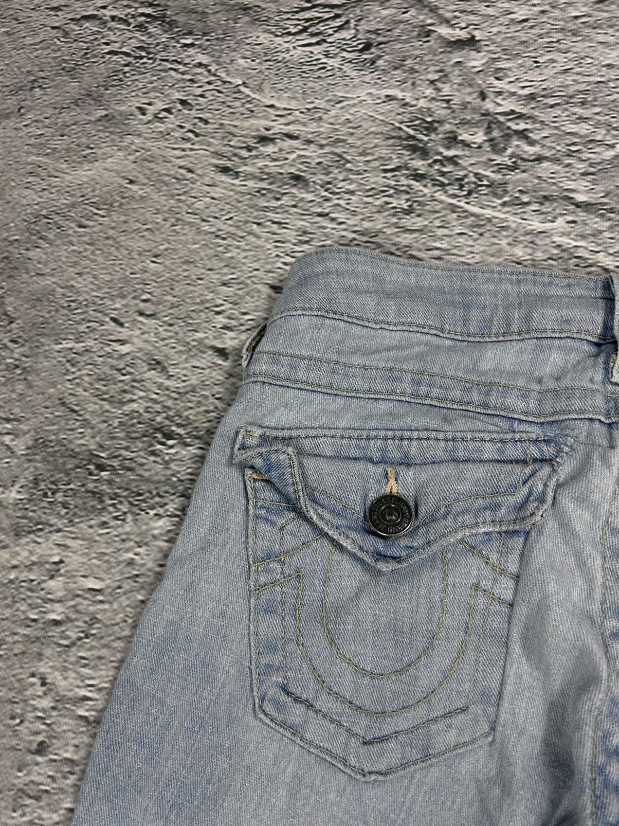 True Religion True Religion blue jeans hippie flared bootcut stitching Size 25" / US 0 / IT 36 - 3 Thumbnail