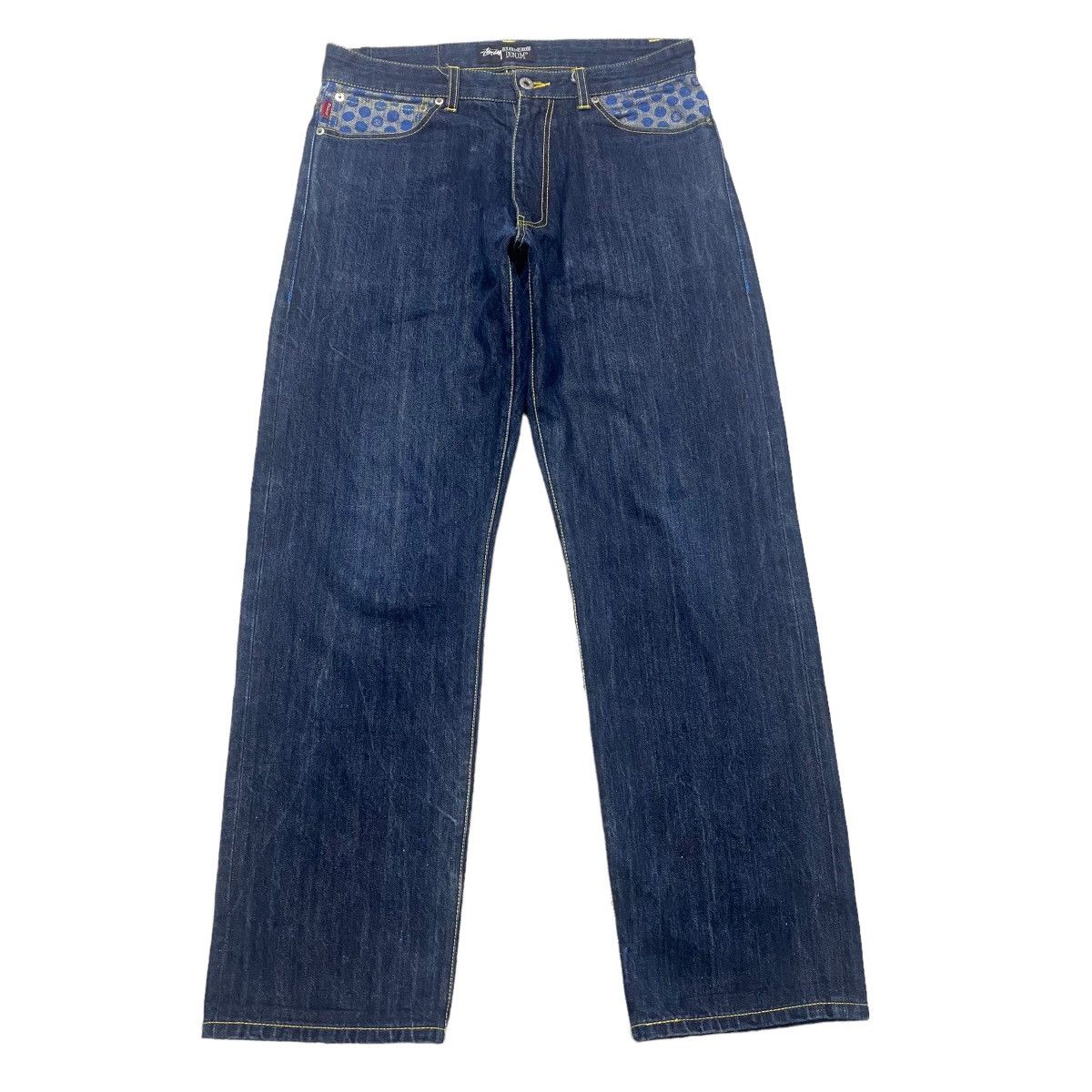 Stussy Vintage Y2K Stussy Logo Pocket Denim Jeans Size US 30 / EU 46 - 2 Thumbnail