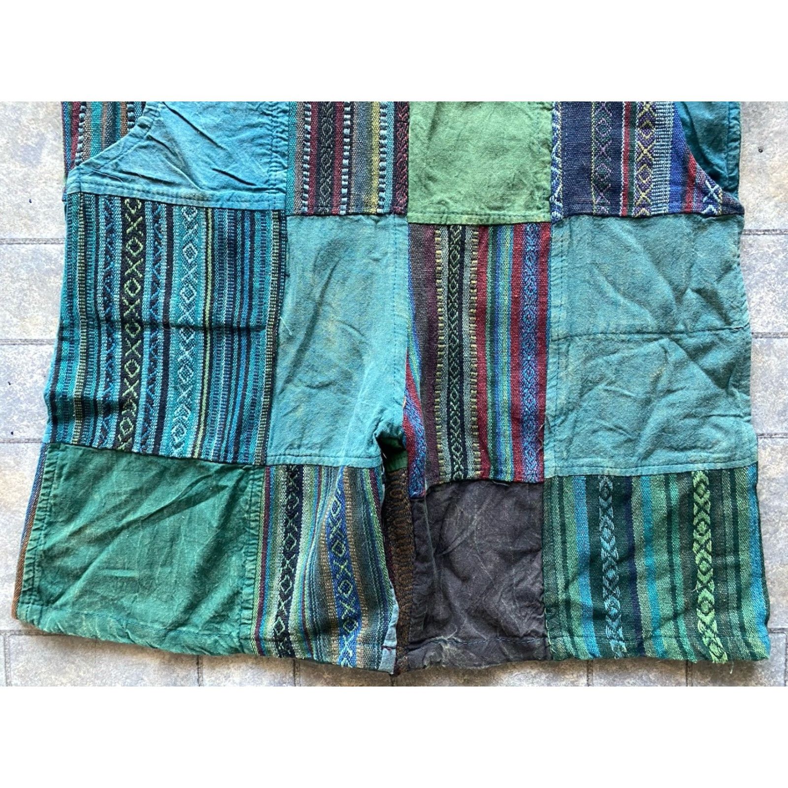 Kathmandu Kathmandu Romper Women’s S Patchwork Sleeveless Multicolor Flaws Wear Size 28" / US 6 / IT 42 - 2 Thumbnail