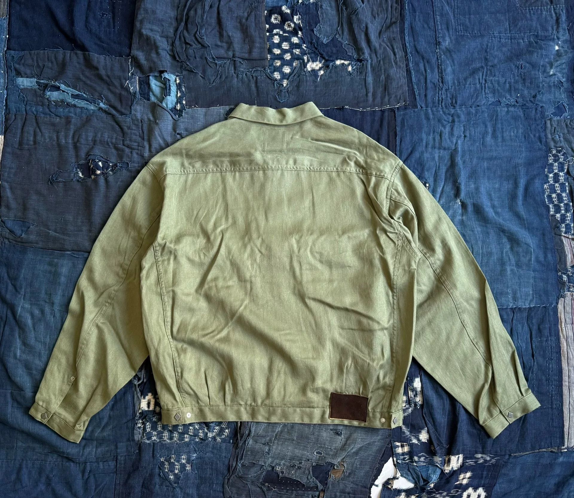 Visvim VISVIM 24SS 101XX Denim Linen Wool Jacket Size US XL / EU 56 / 4 - 3 Thumbnail