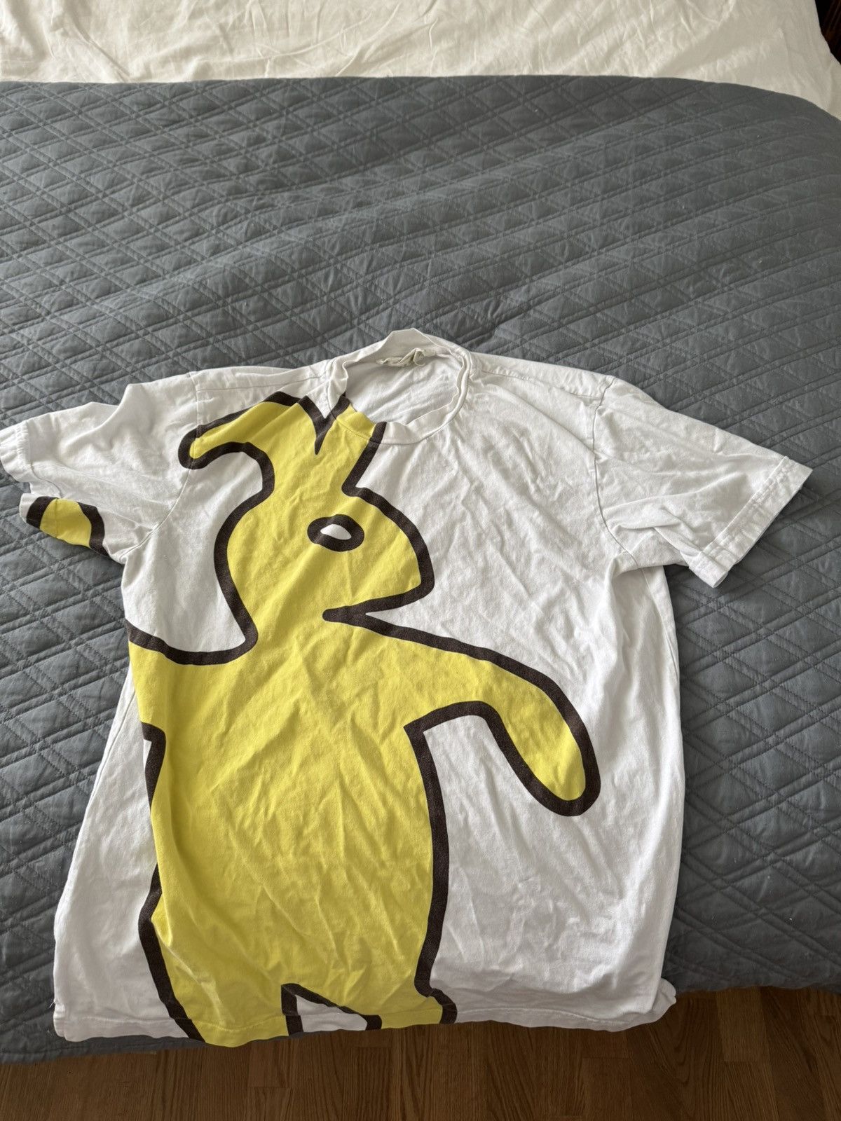 Marni Dance Bunny Logo Tee (Yellow) Size US M / EU 48-50 / 2 - 1 Thumbnail