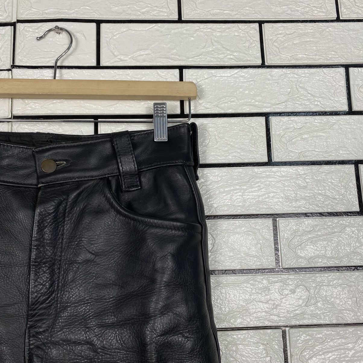 Vanson Leathers 📌Vintage Genuine Leather Pants Cafe Racer Vanson Leather Size US 30 / EU 46 - 7 Thumbnail