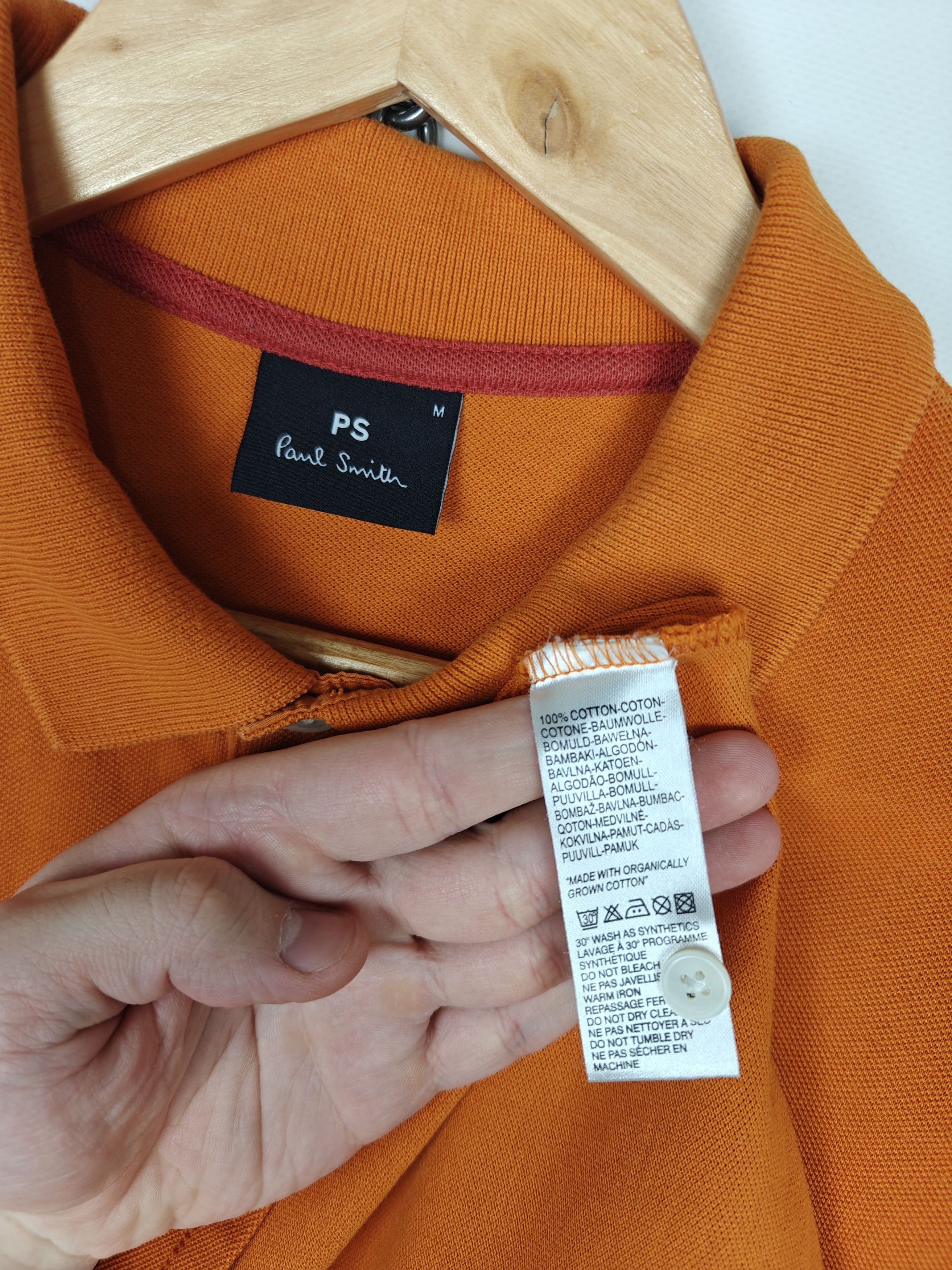 Paul Smith Paul Smith Basic Polo T-Shirt Collared Small Logo Orange M Size US M / EU 48-50 / 2 - 8 Thumbnail