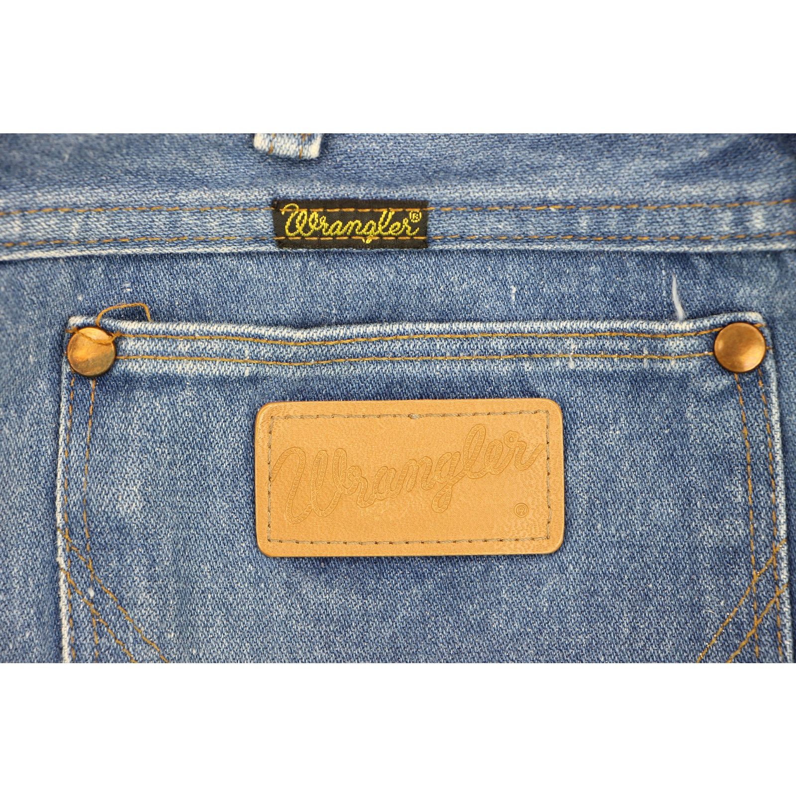 Wrangler Vintage High Waist Denim Jeans 28 Boho Rocker Size US 28 / EU 44 - 7 Thumbnail