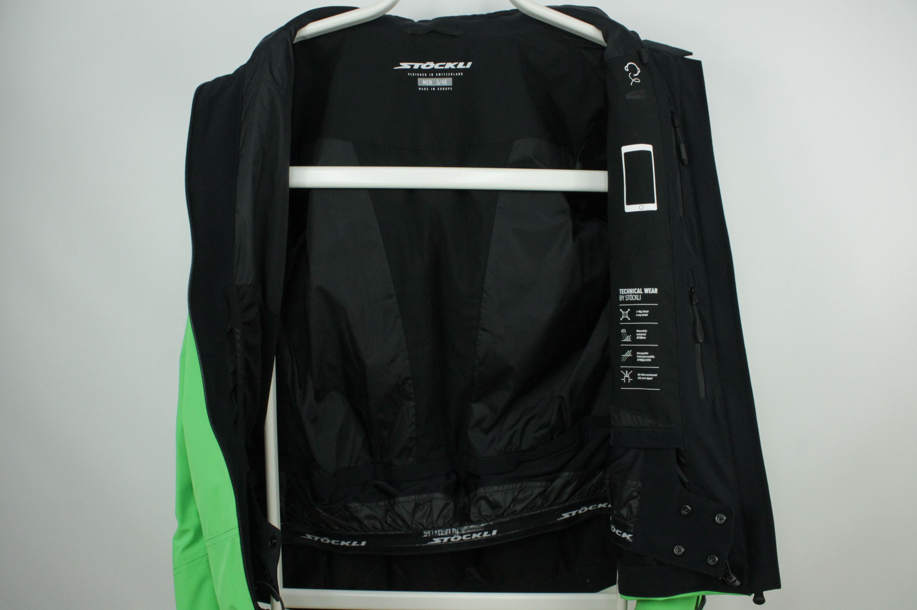 Other Stöckli WRX 4-Way Stretch Ski Green Jacket Men's Size US S / EU 44-46 / 1 - 10 Thumbnail