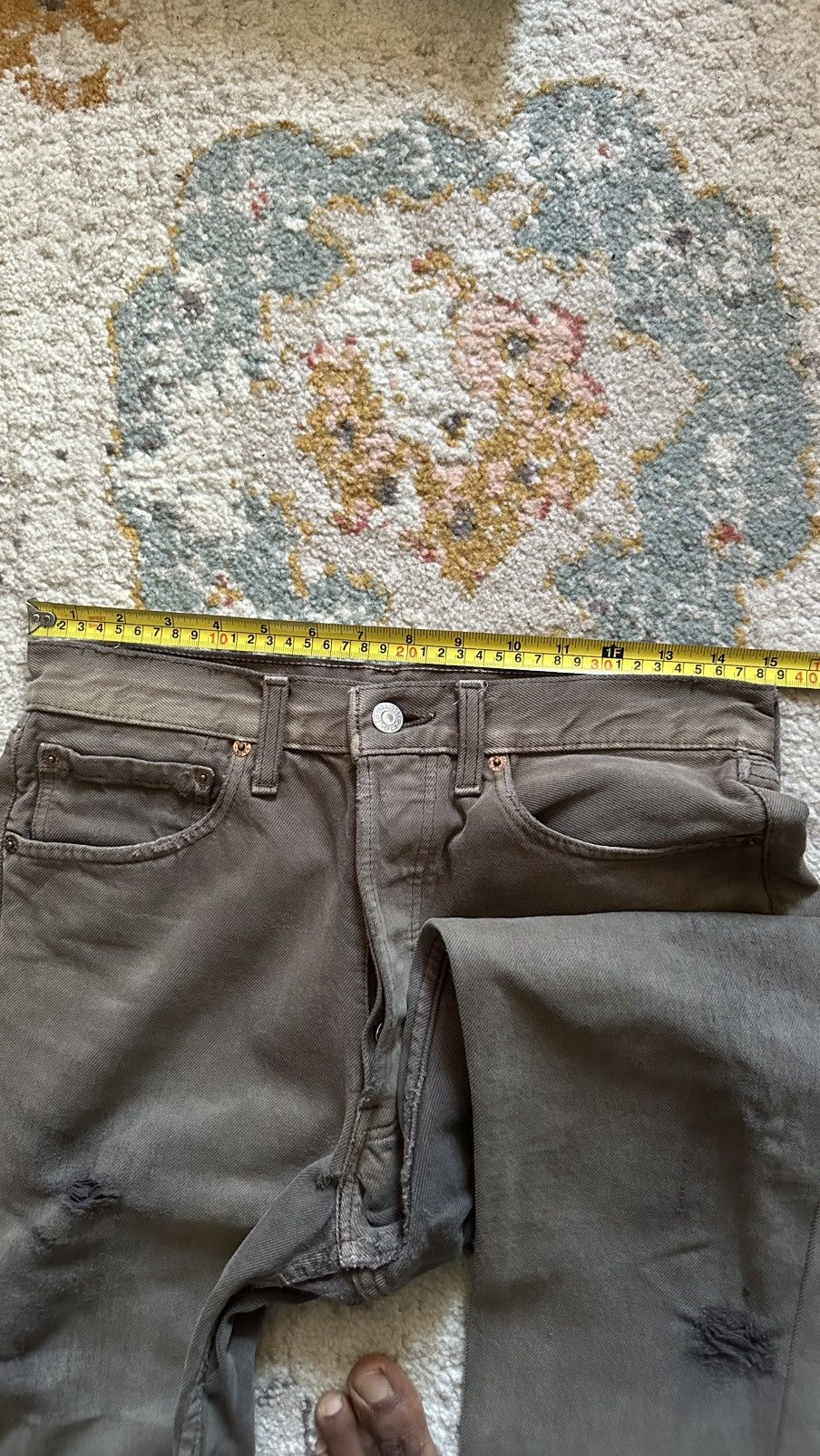 Levi's Altered Faded Levi 501 Denim Size US 30 / EU 46 - 4 Thumbnail
