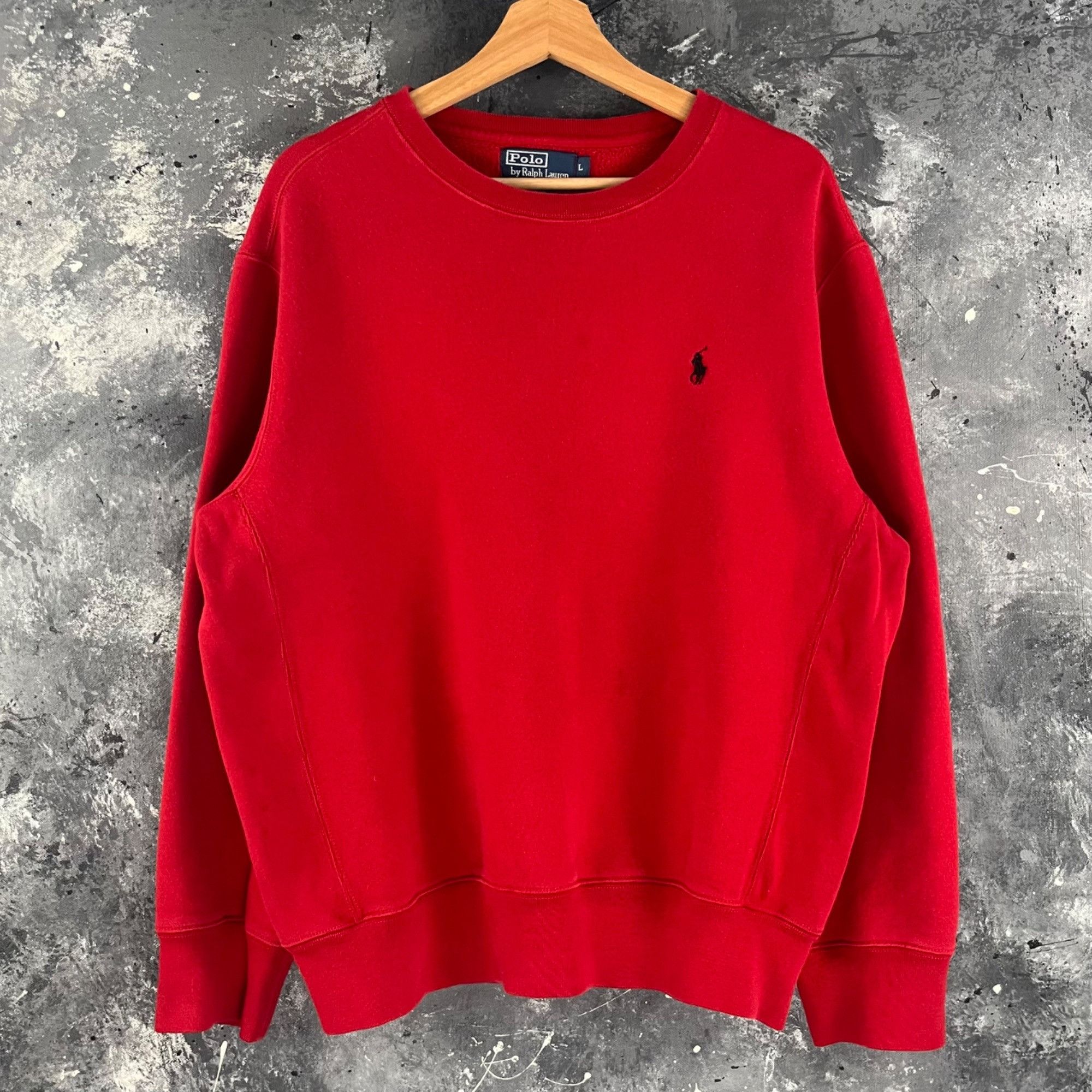 Polo Ralph Lauren × Vintage Vintage 90’s Polo sweatshirt Size US L / EU 52-54 / 3 - 1 Thumbnail
