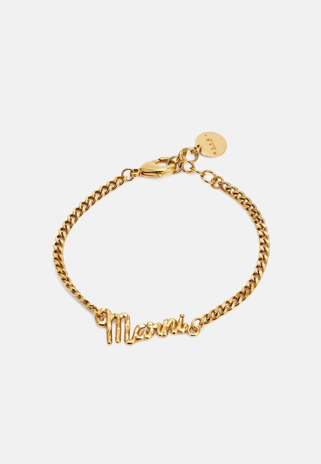 !DS! FW22 Marni Gold Logo Bracelet