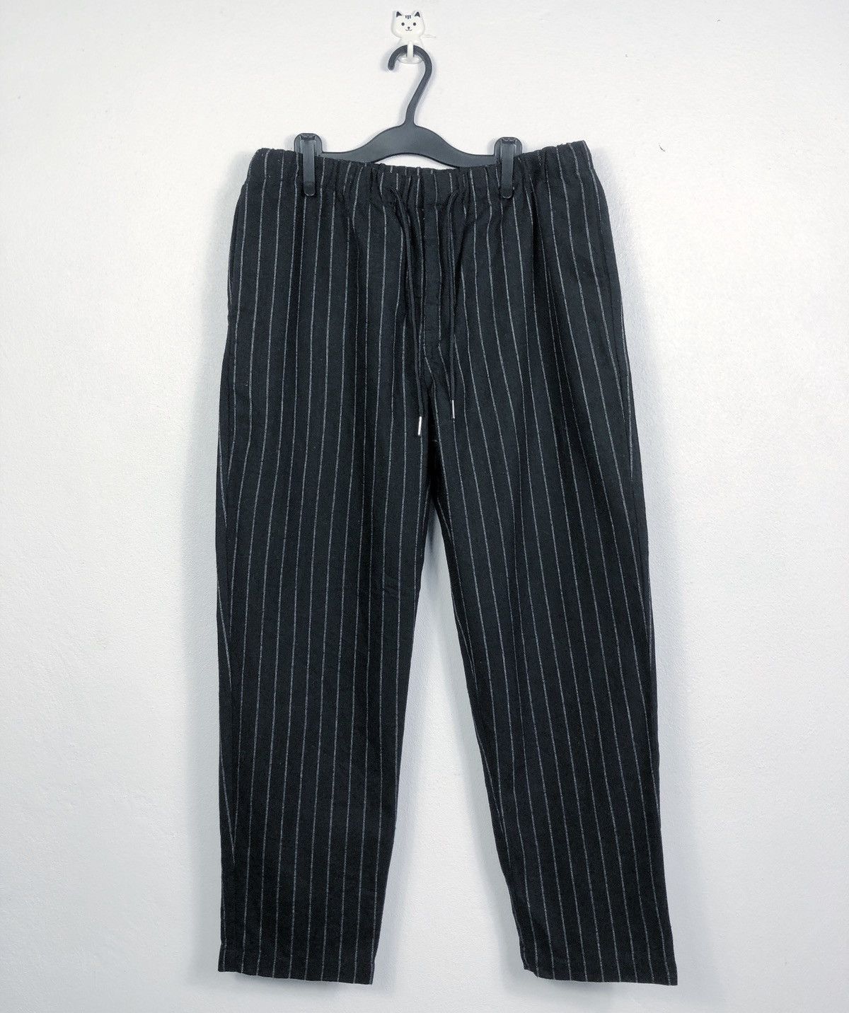 image of Avant Garde x Urban Research Doors Urban Research Japan Casual Stripe Pants in Black (Size 30)