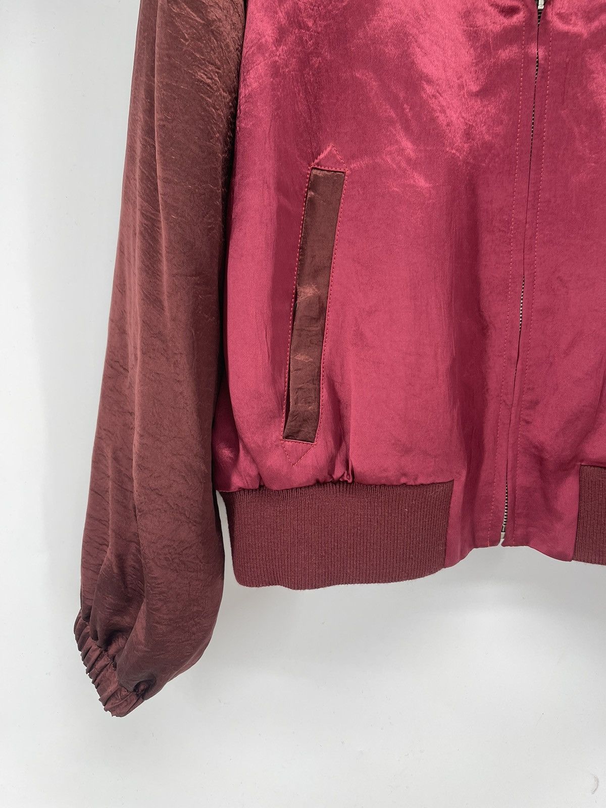 Saint Laurent Paris Saint Laurent Satin Zip Jacket Size 50 Size US M / EU 48-50 / 2 - 5 Thumbnail