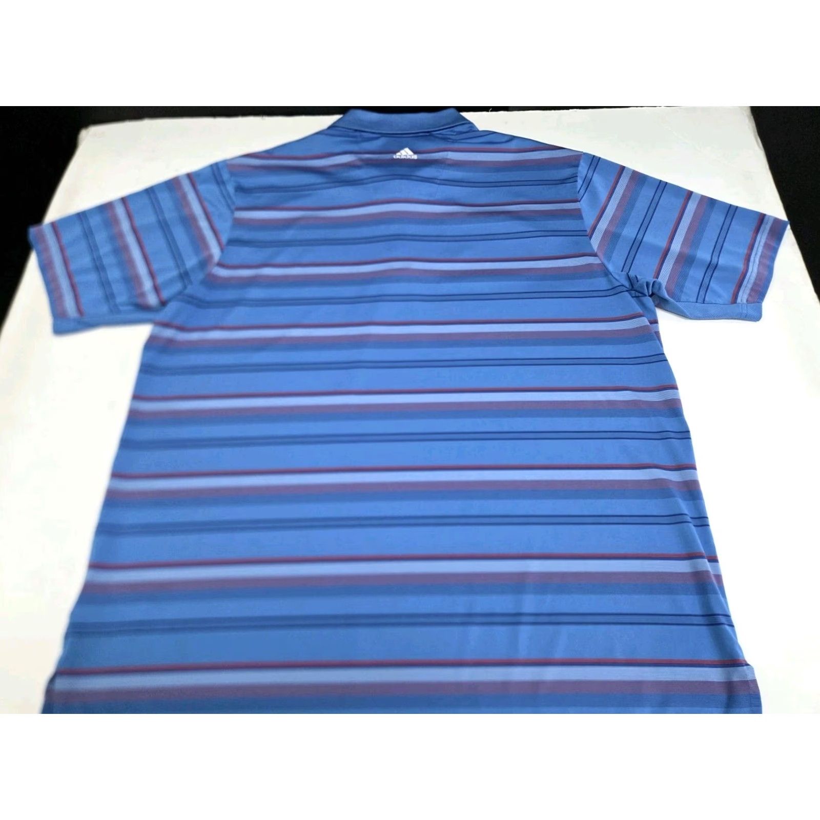 Adidas Adidas Golf Polo Shirt Mens ClimaCool Blue Striped Short Sleeve XL Size US XL / EU 56 / 4 - 5 Thumbnail