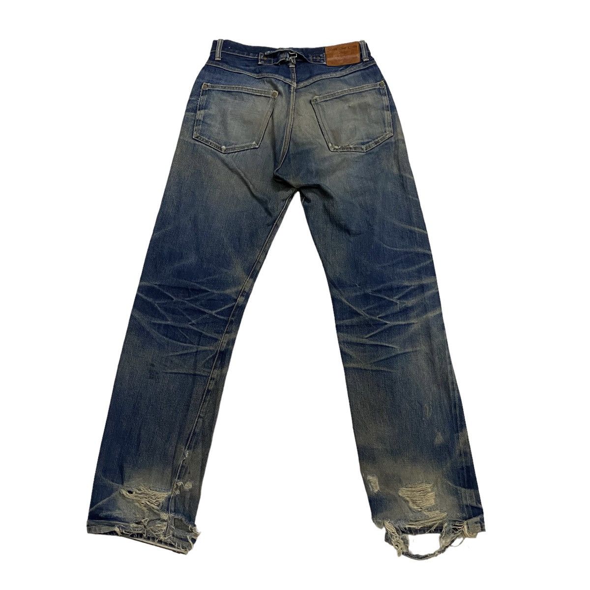 Japanese Brand Sewing Chop O'alls selvedge distressed denim Size US 30 / EU 46 - 15 Thumbnail