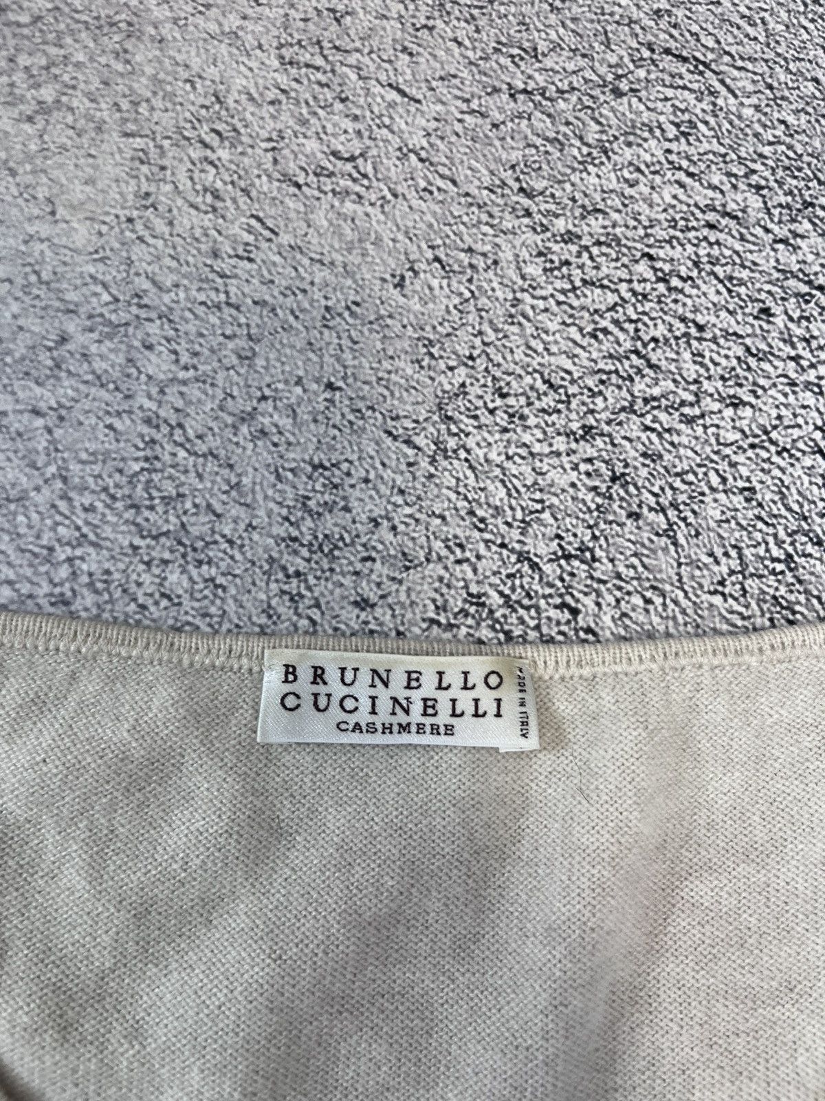 Brunello Cucinelli Brunello Cucinelli Cashmere Sweater V-neck Jumper Pullover Size L / US 10 / IT 46 - 15 Thumbnail