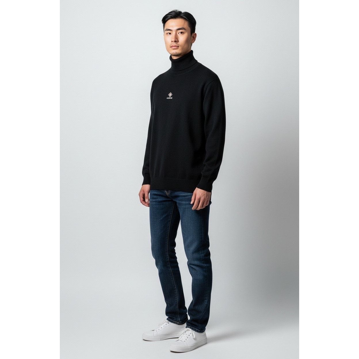 Japanese Brand Atelier Sab logo wool turtleneck sweater M Size US M / EU 48-50 / 2 - 1 Thumbnail