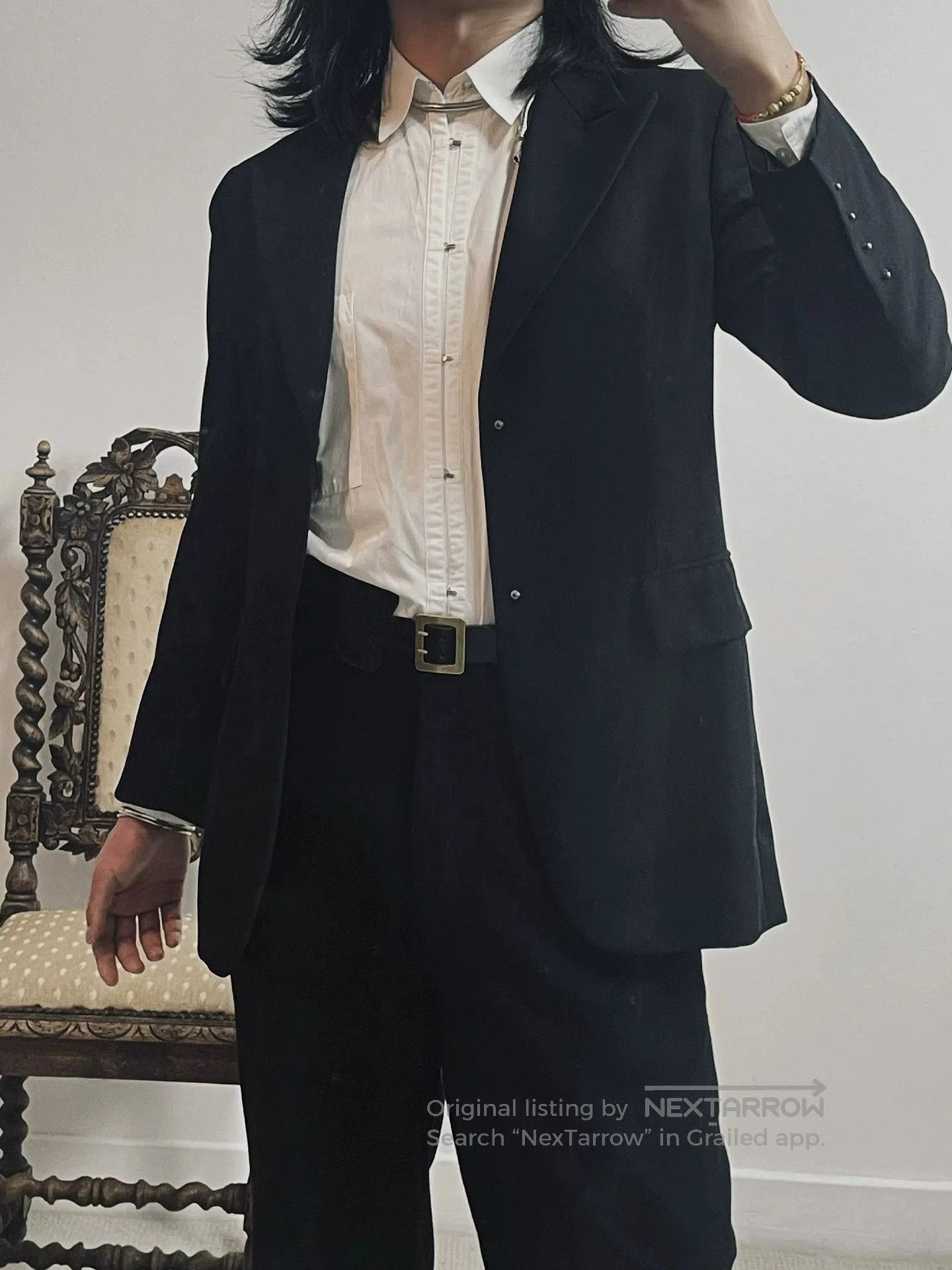 Jean Paul Gaultier jean paul gaultier homme white shirt. Size US M / EU 48-50 / 2 - 8 Thumbnail