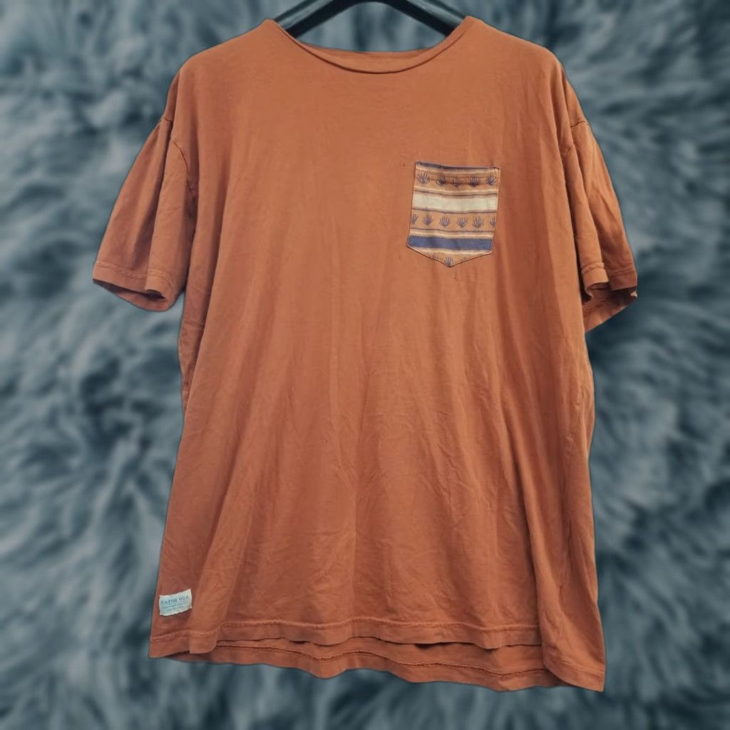 Katin Katin Mens XL Light Brown S Pocket Short Sleeve Crew Neck T Shirt Distressed See Pics Size US XL / EU 56 / 4 - 1 Thumbnail