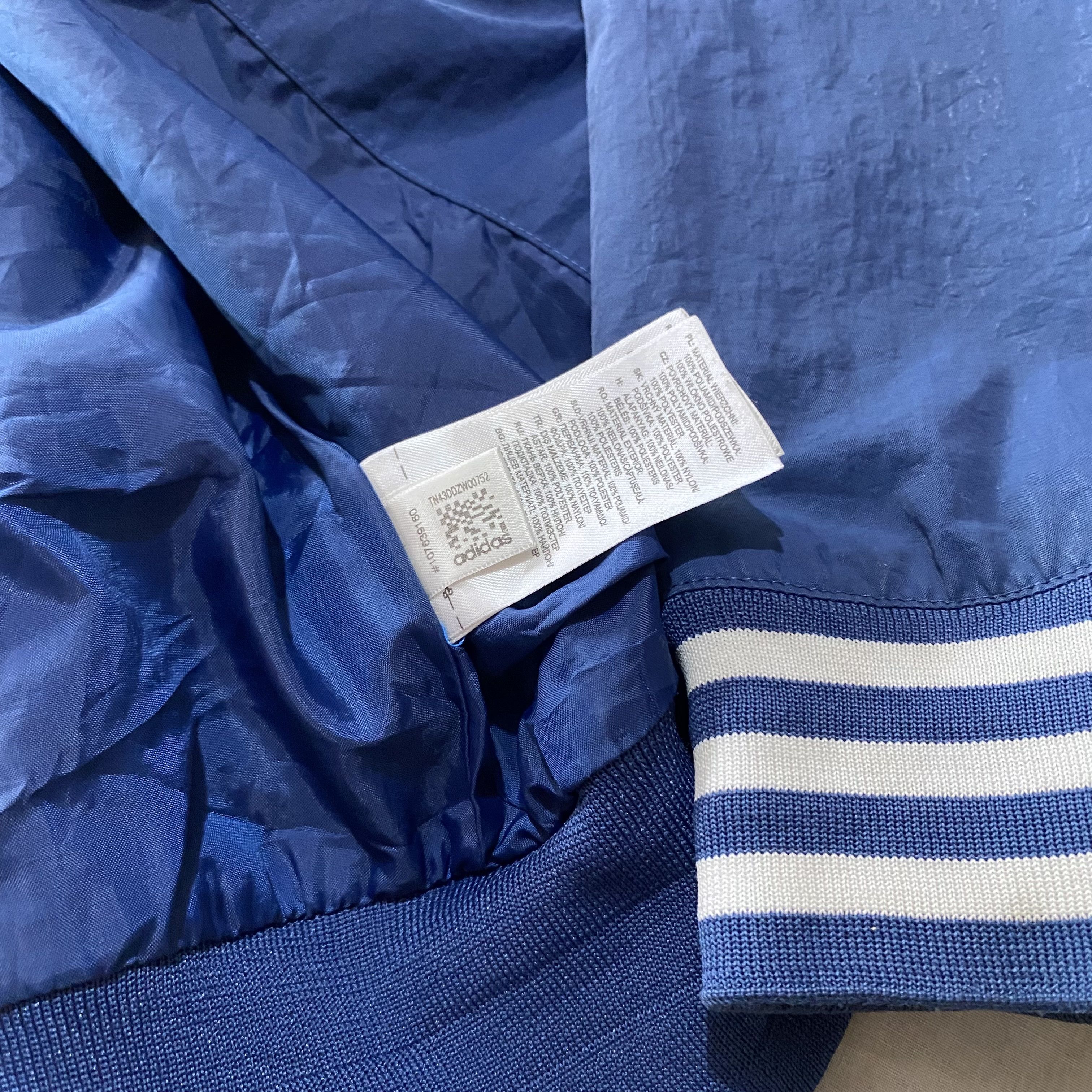 Adidas Adidas Trefoil Bomber Varsity Jacket Blue Very Good Size US M / EU 48-50 / 2 - 5 Thumbnail